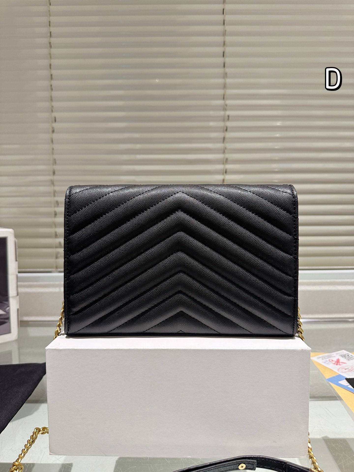 YSL WOC chain crossbody shoulder bag