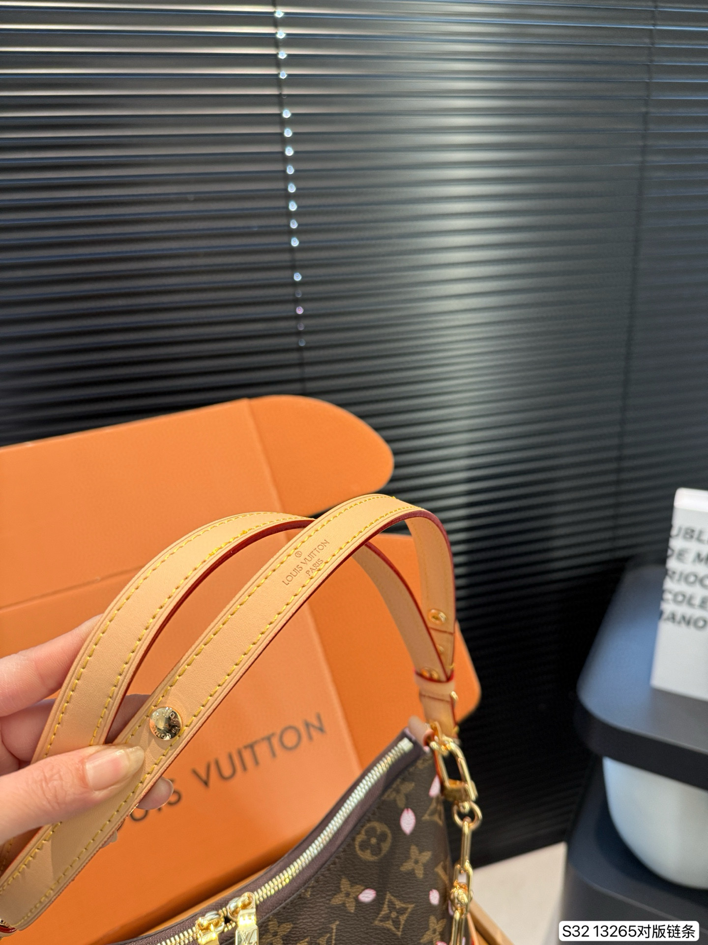 LV croissant medieval croissant Cherry blossom