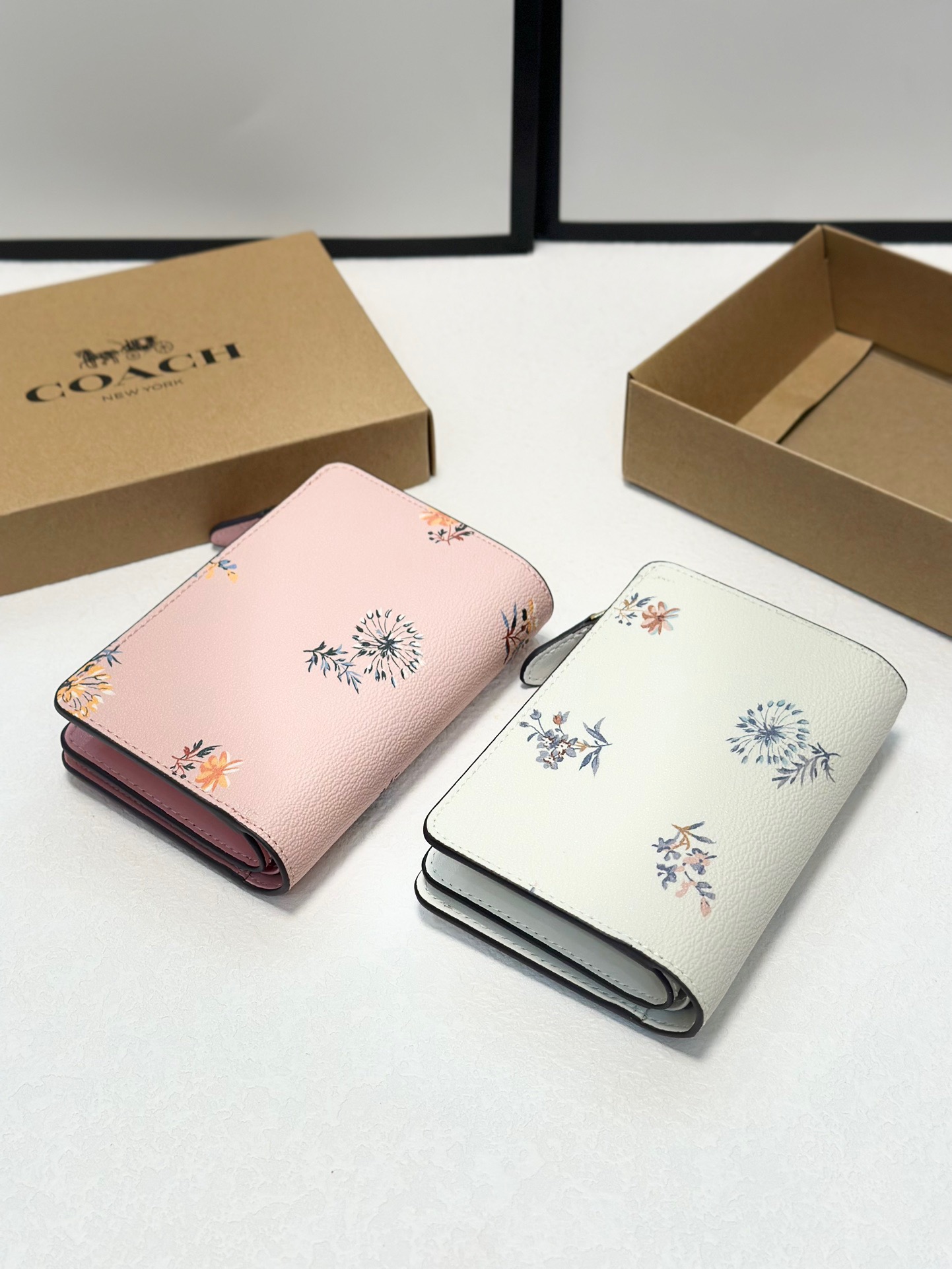 Coach Printed Card Holder Wallet