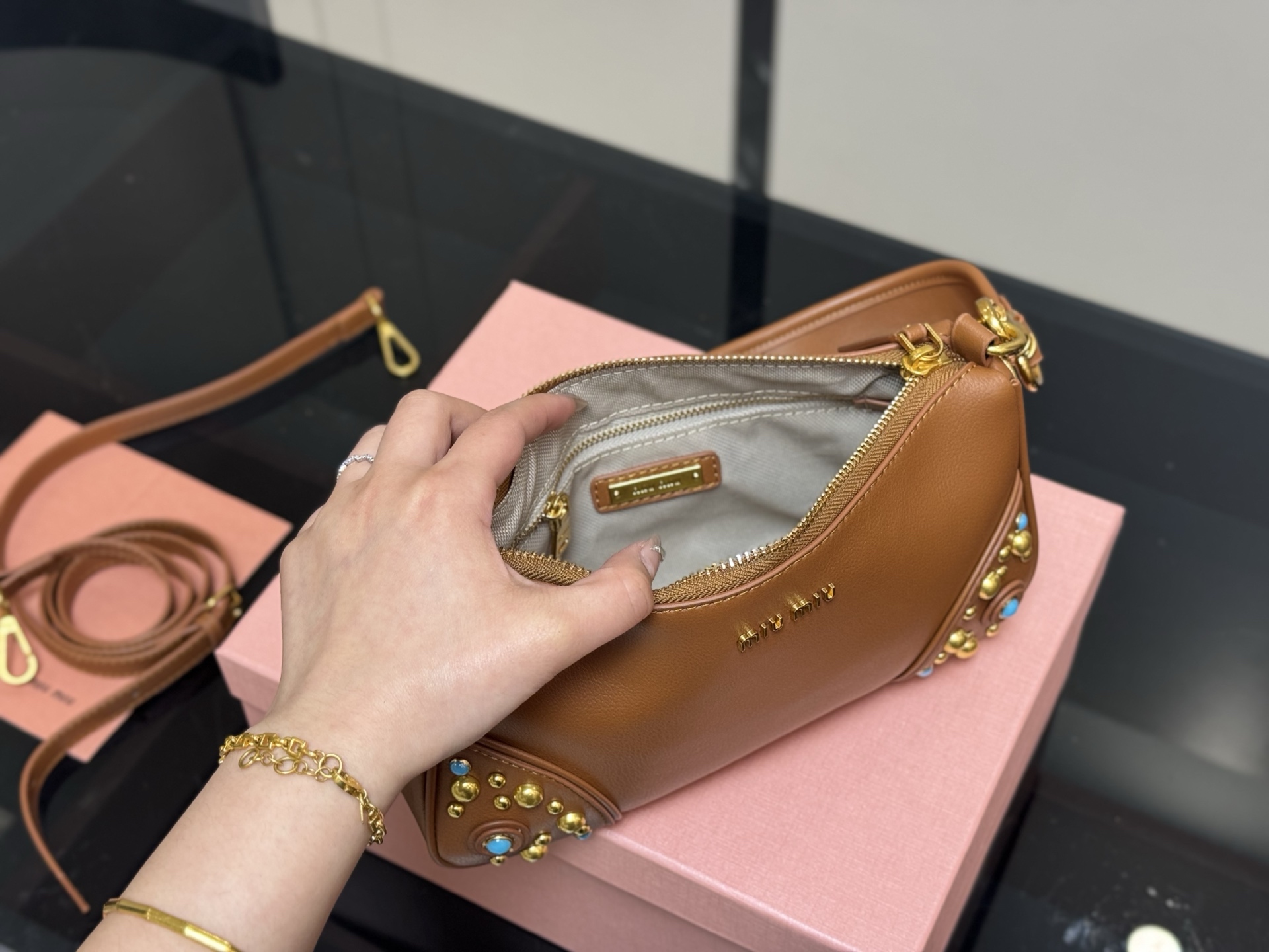 MIUMIU baguette shoulder bag