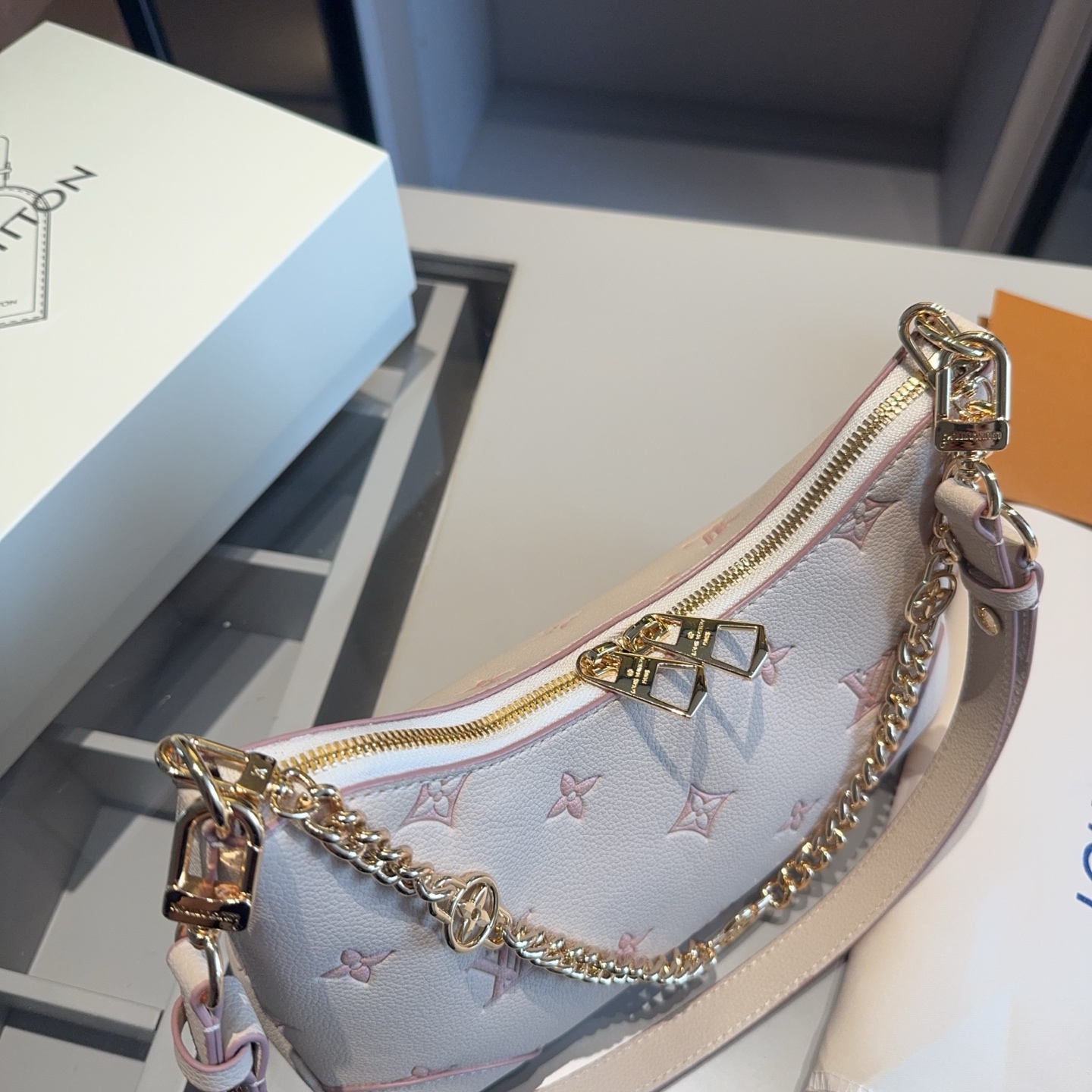 LV's latest strawberry milk series croissant