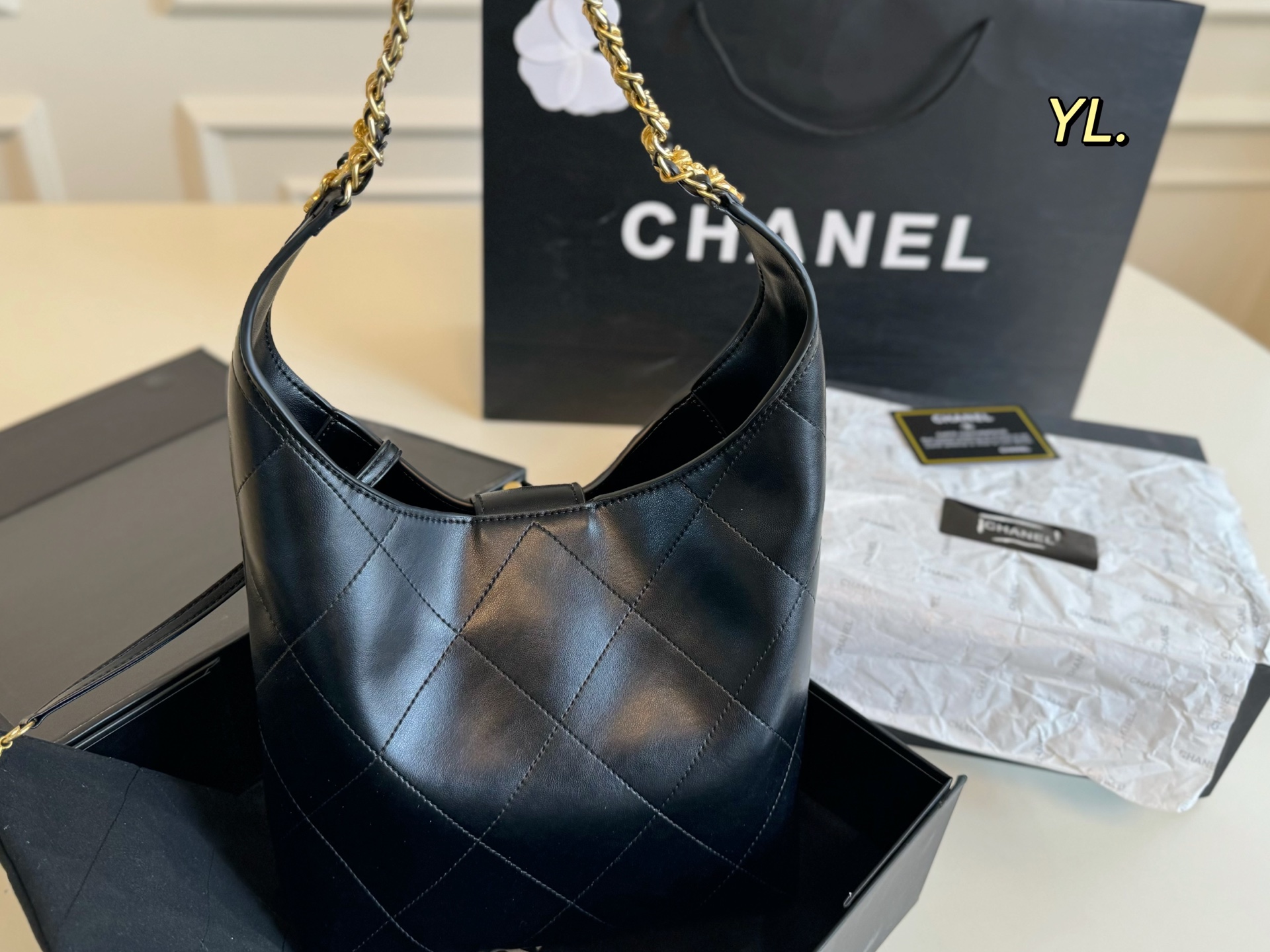 Chanel 25p hobo hippie bag