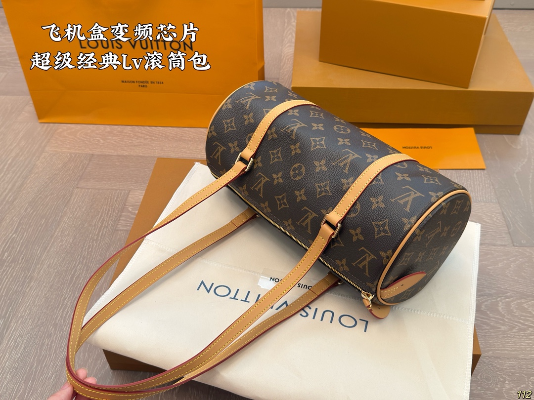 LV old flower roller bag