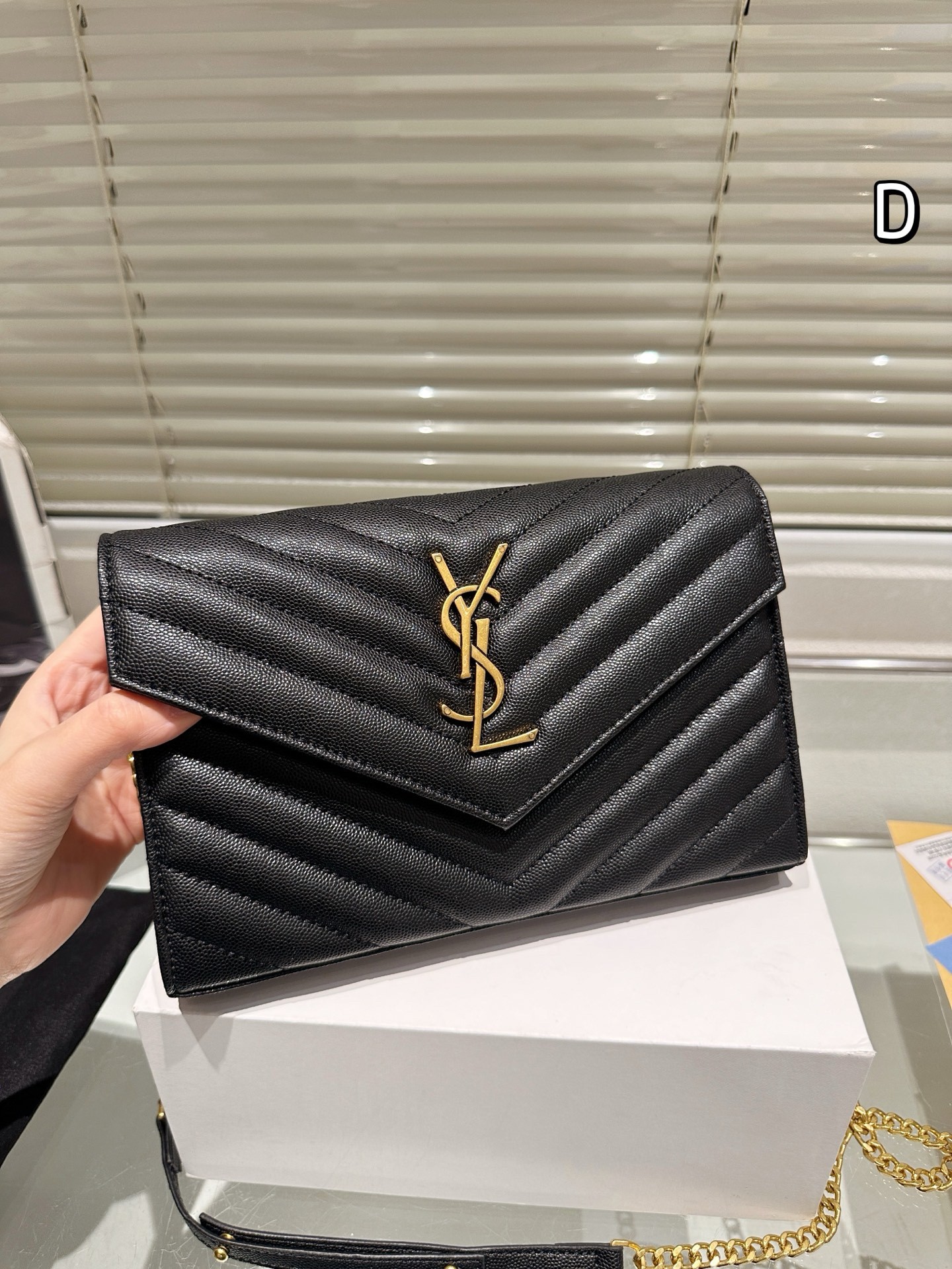 YSL WOC chain crossbody shoulder bag