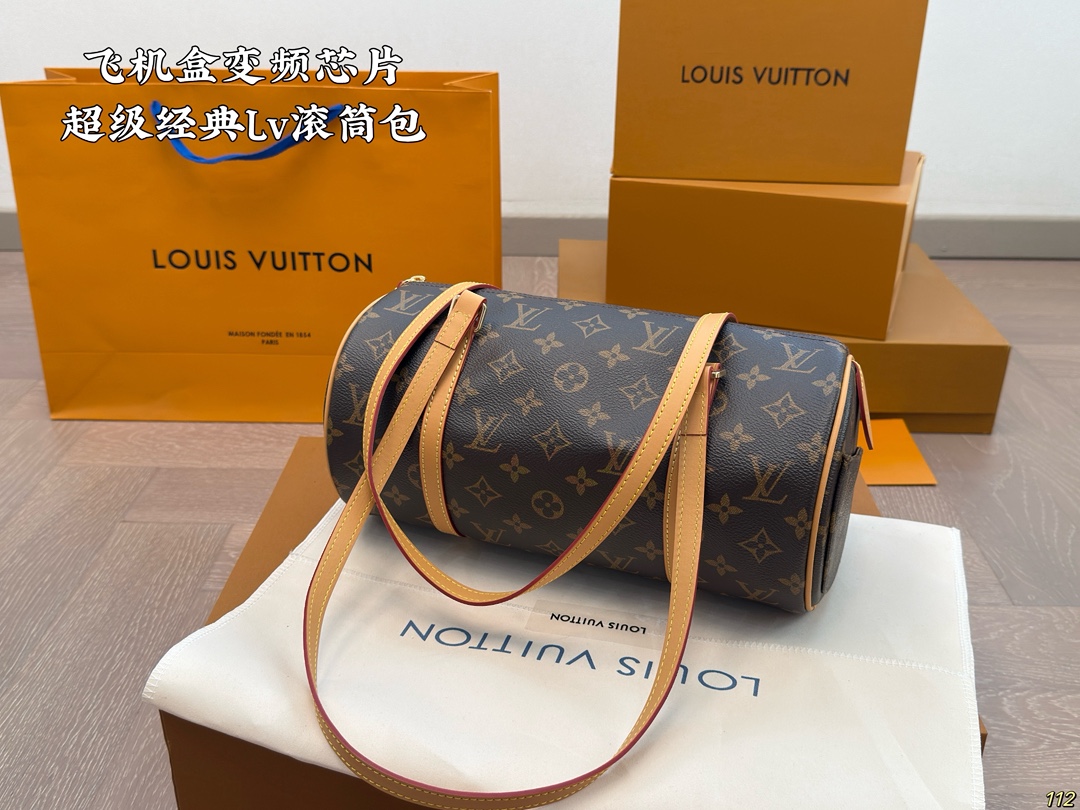 LV old flower roller bag