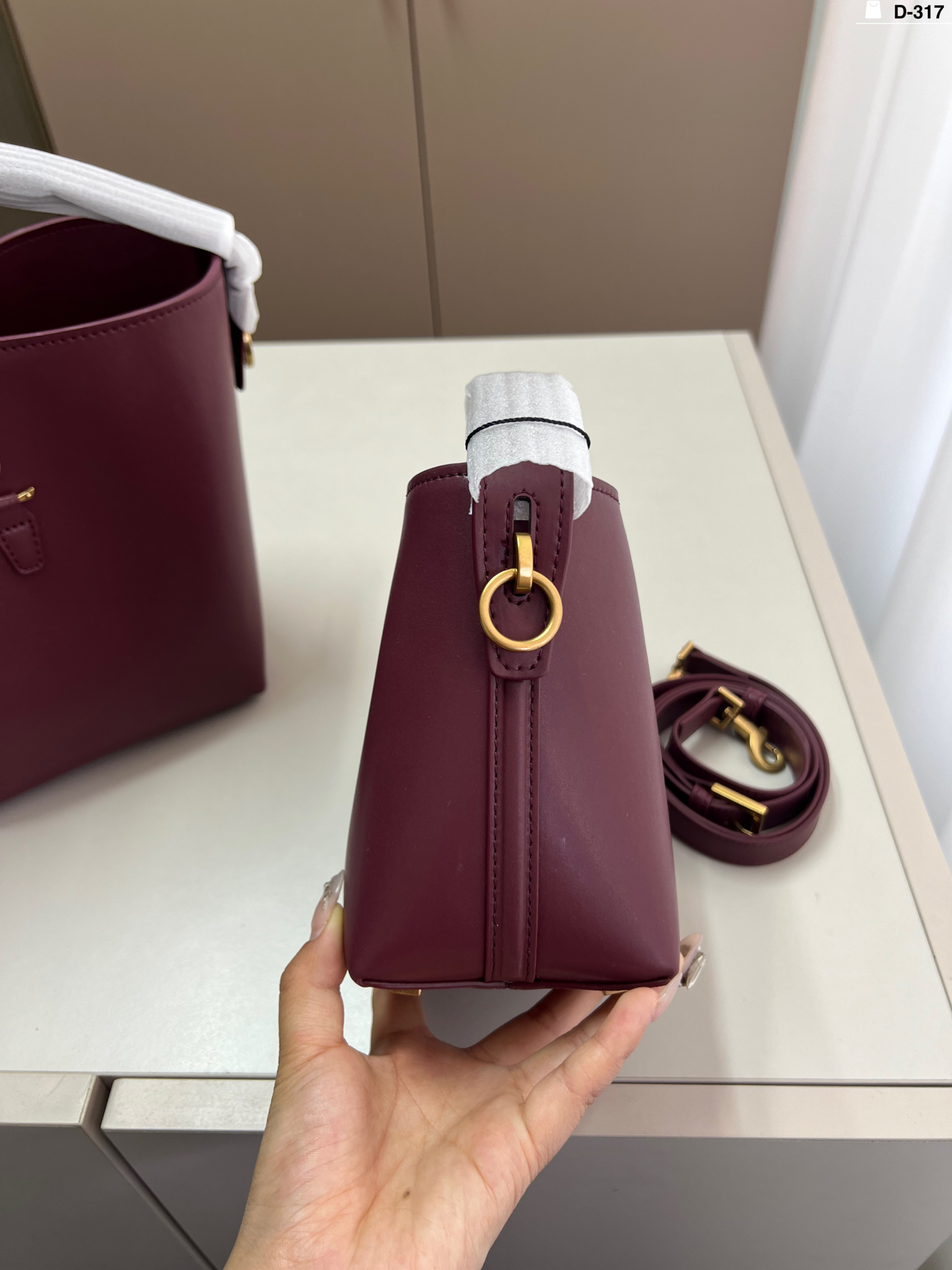 YSL bucket bag handbag