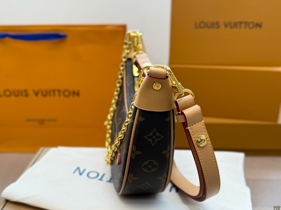 LV loop moon bag underarm bag