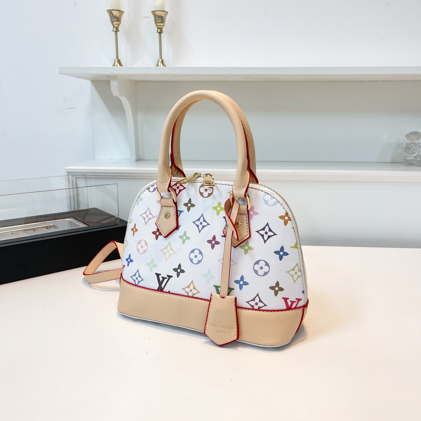 LV shell bag hand shoulder bag