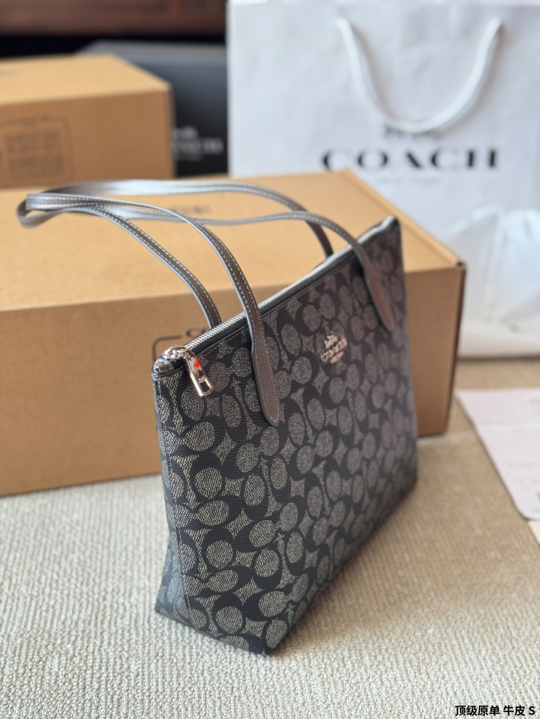 Coach's new Fiona tote bag hand armpit bag