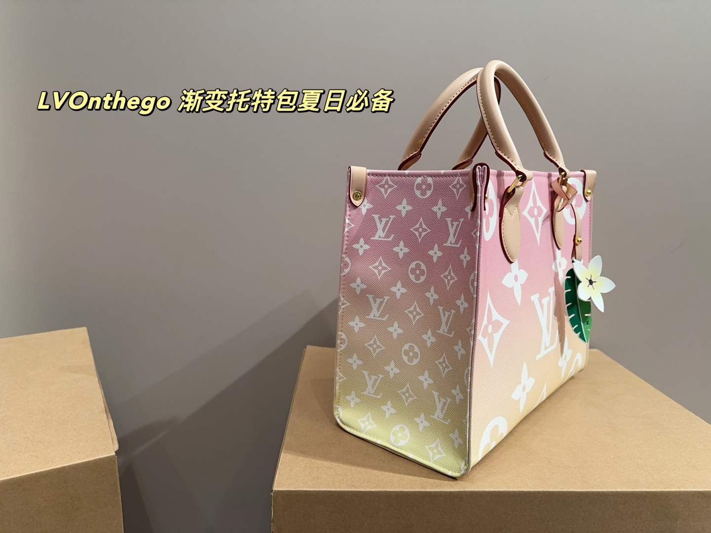 LV Onthego gradient tote bag