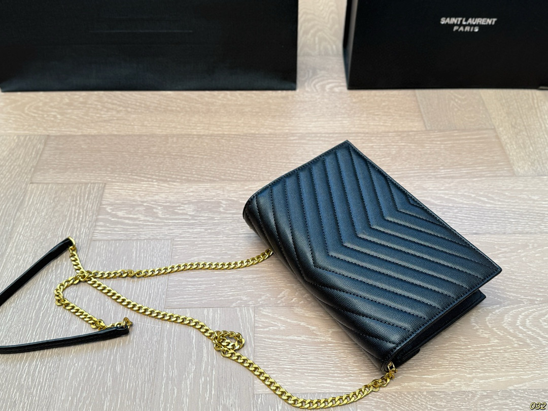 YSL envelope chain crossbody bag