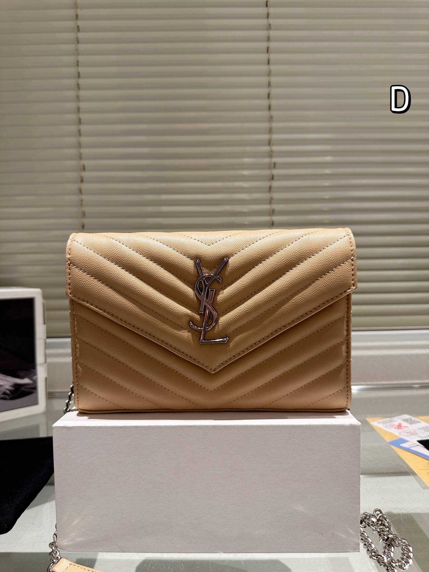 YSL WOC chain crossbody shoulder bag