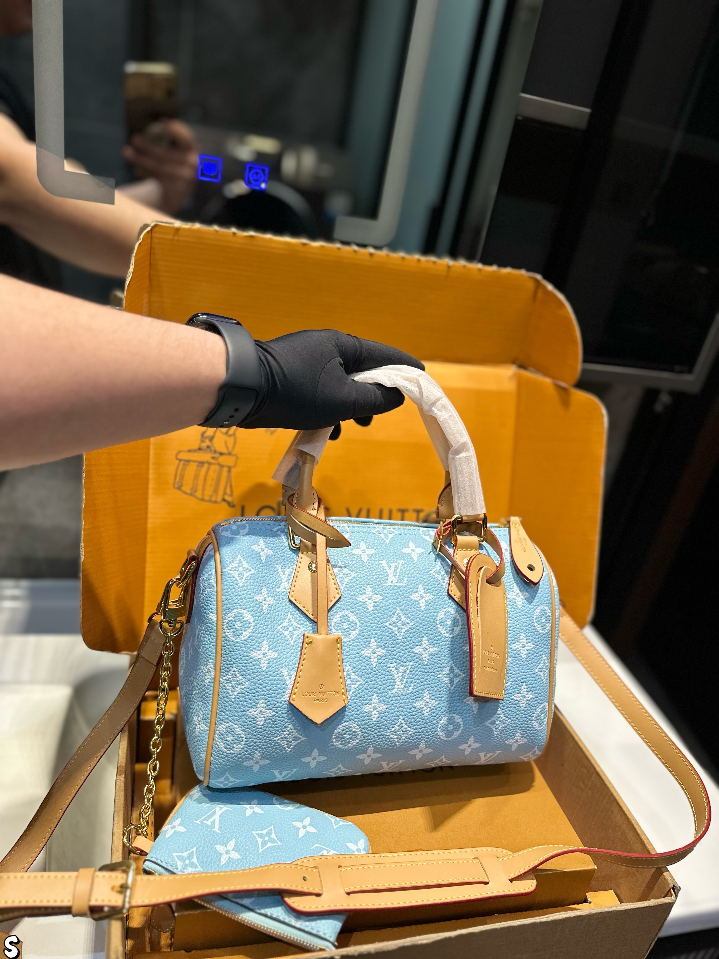 LV Speedy Bandouliere Monogram Leather handbag