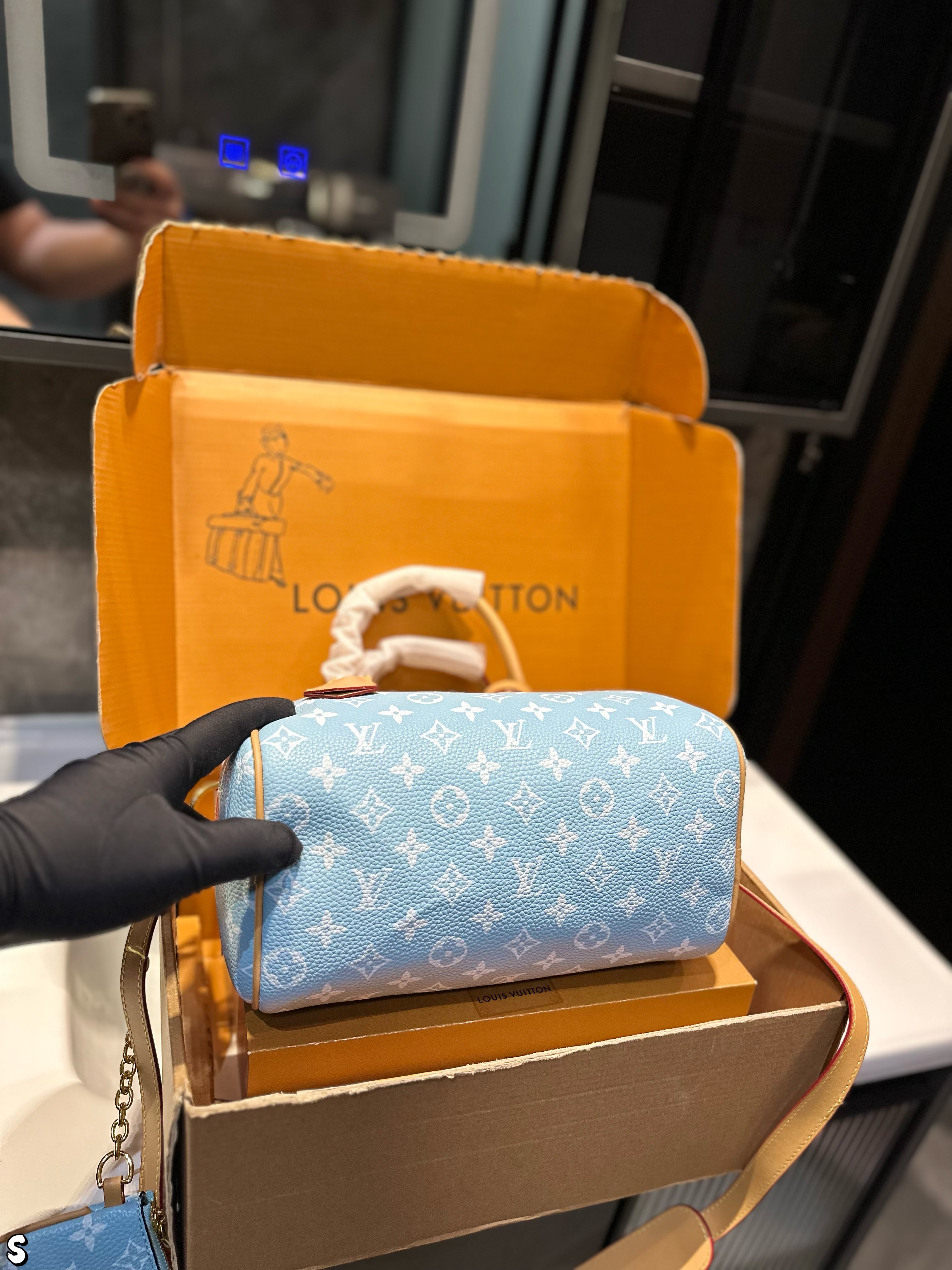 LV Speedy Bandouliere Monogram Leather handbag