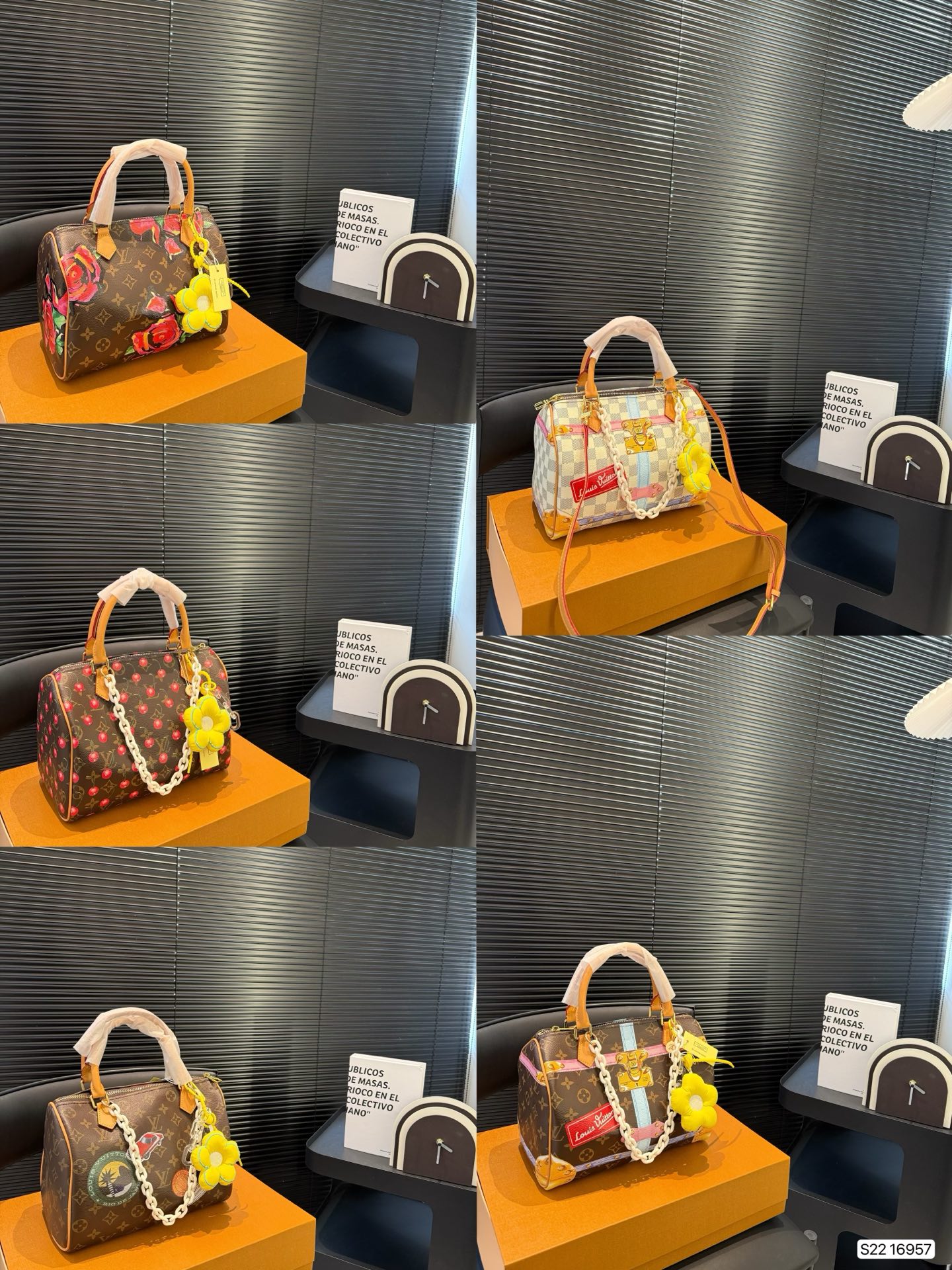 LV painted pillow bag spring and summer show series