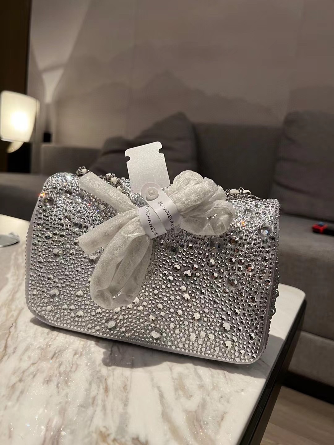 Chanel CF full diamond bag