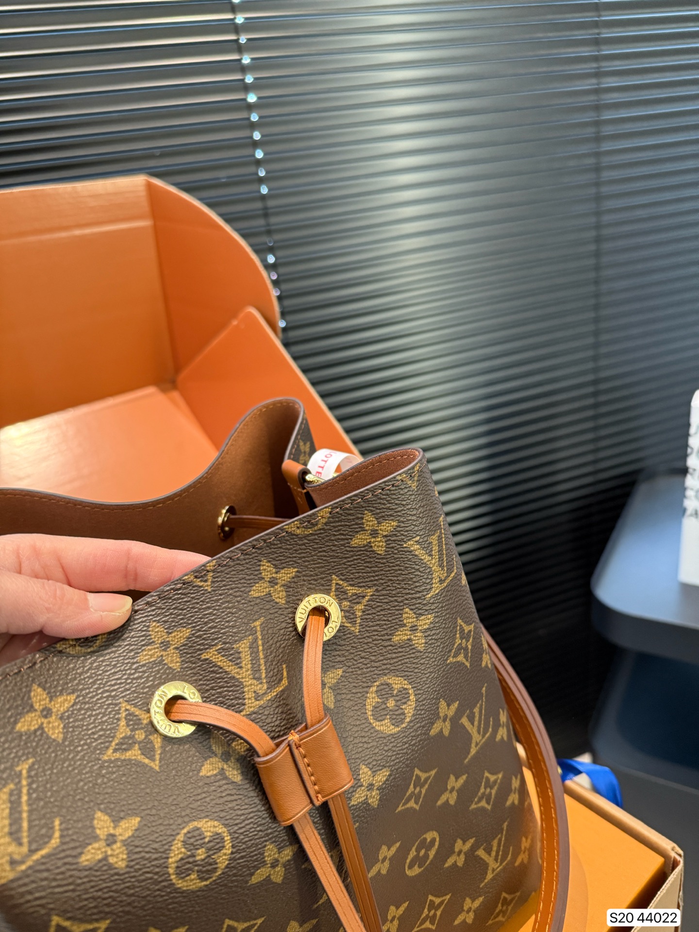 LV champagne bucket bag