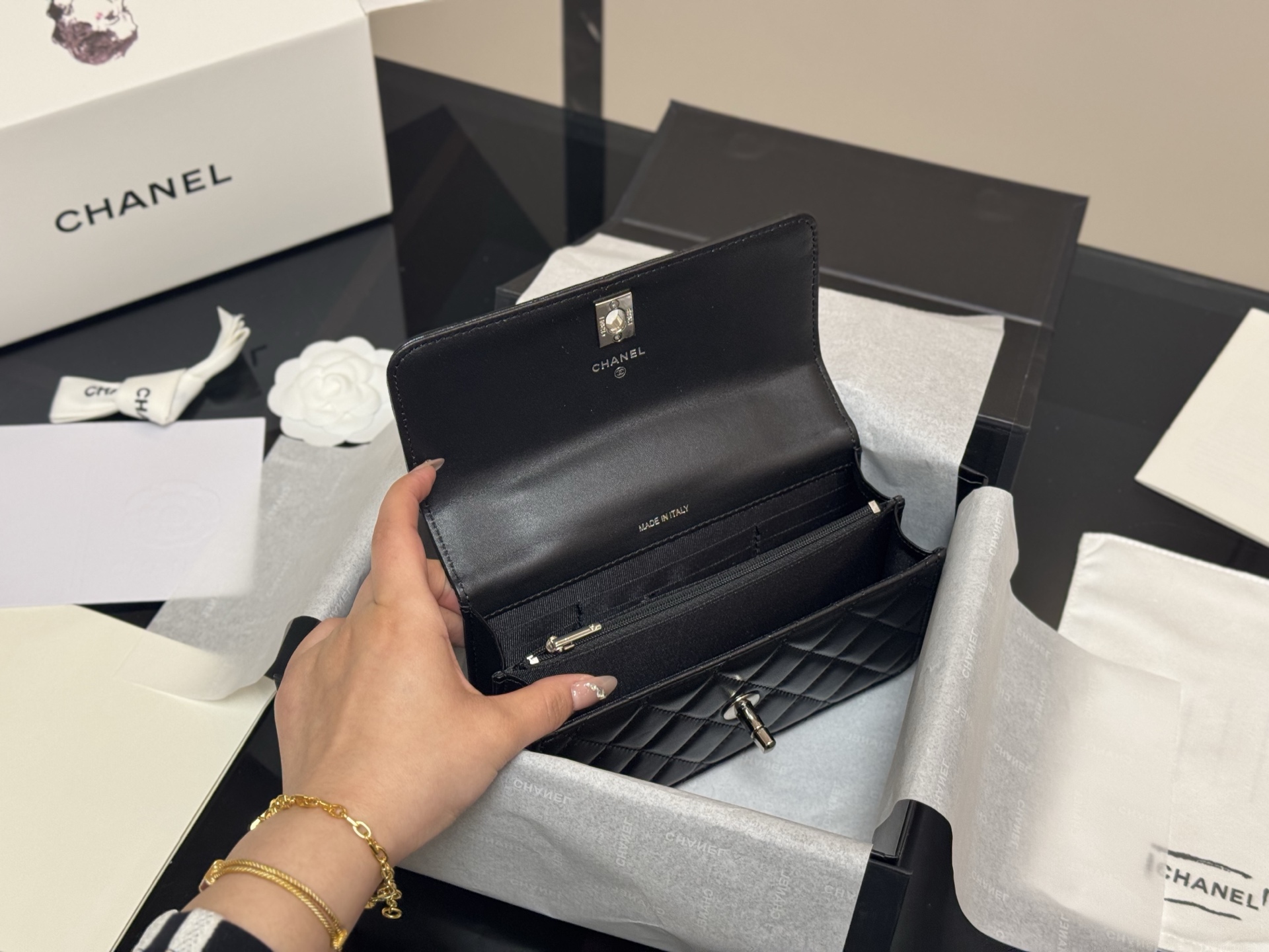 Chanel woc handle organ bag