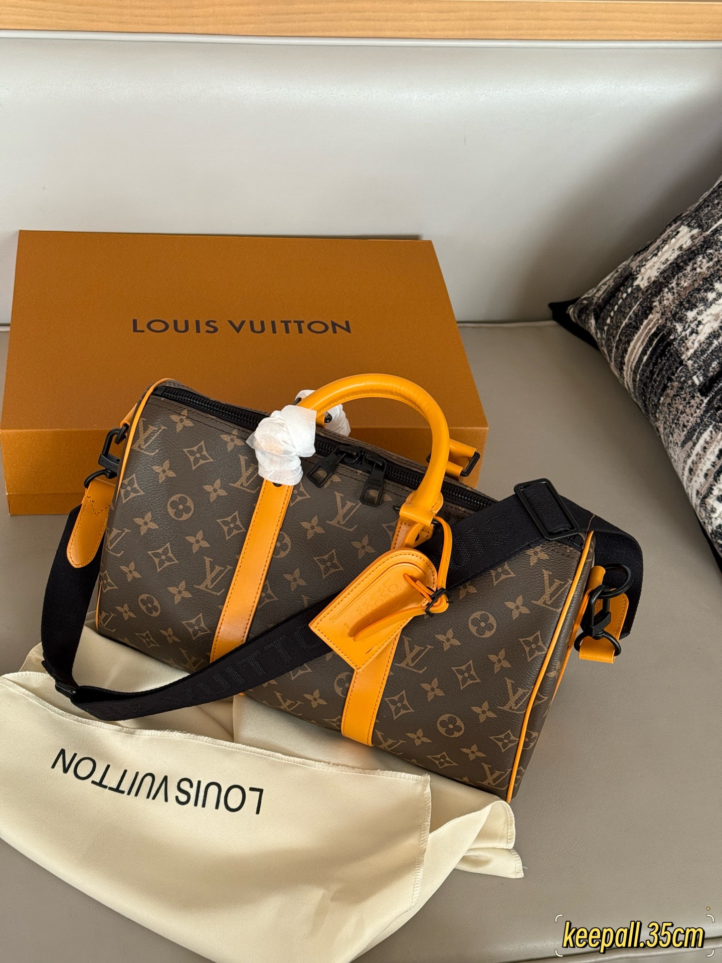 LV keepall pillow bag