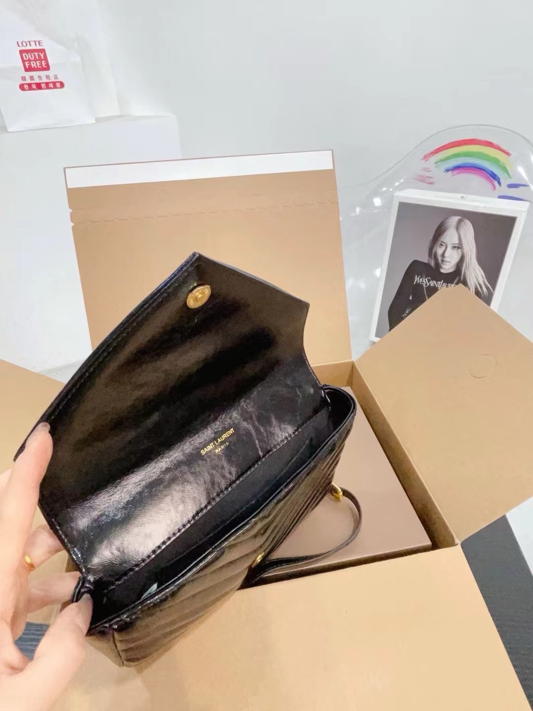 YSL COLLEGE messenger bag