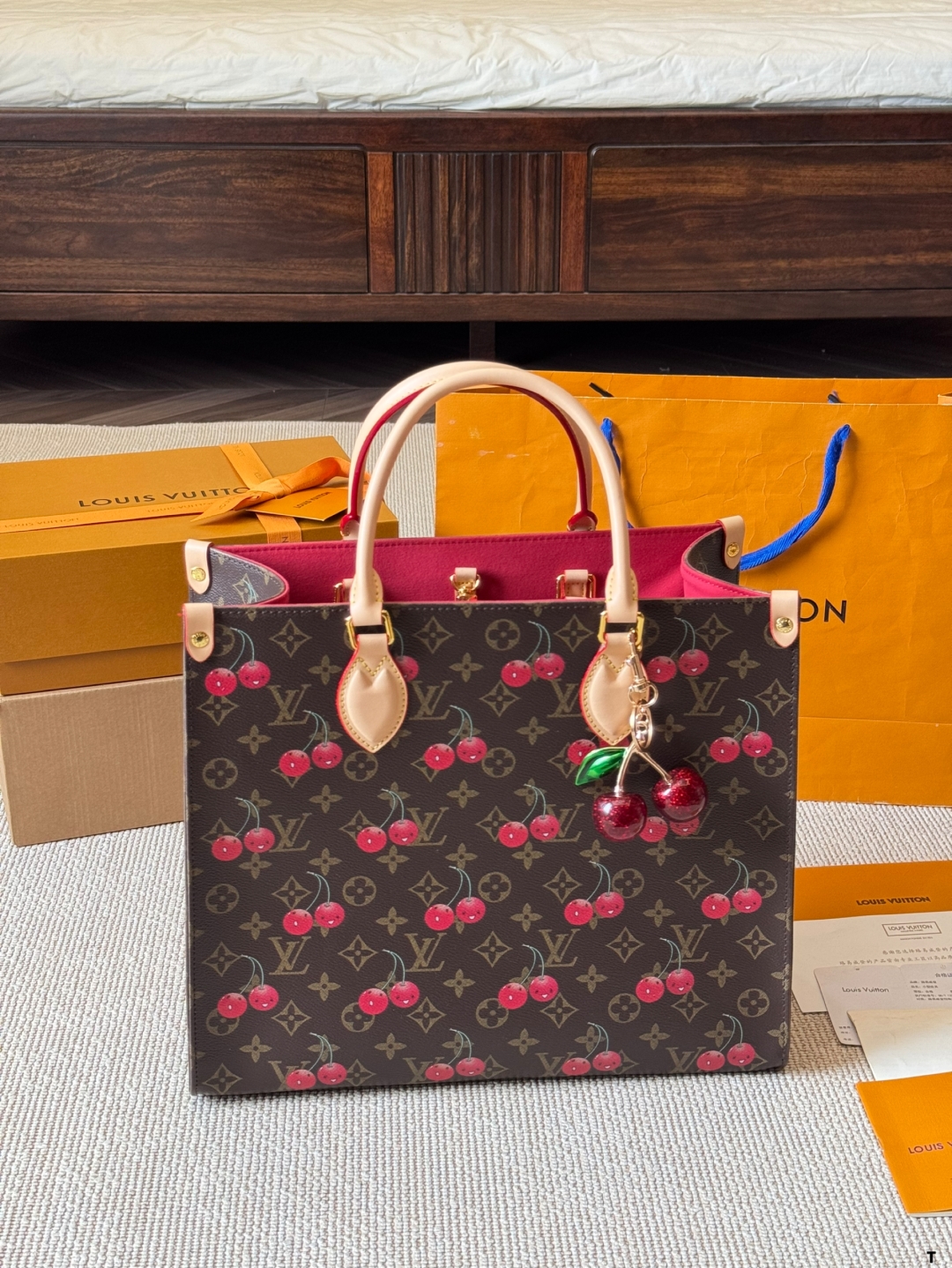 LV Cherry tote bag