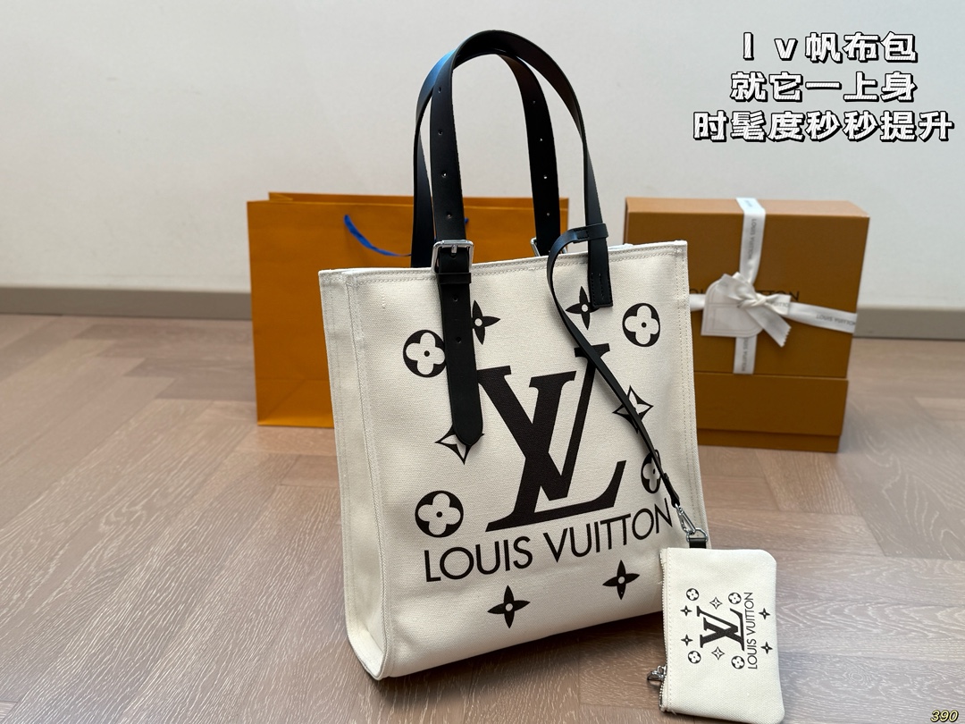 LV canvas bag is fashionable and cute