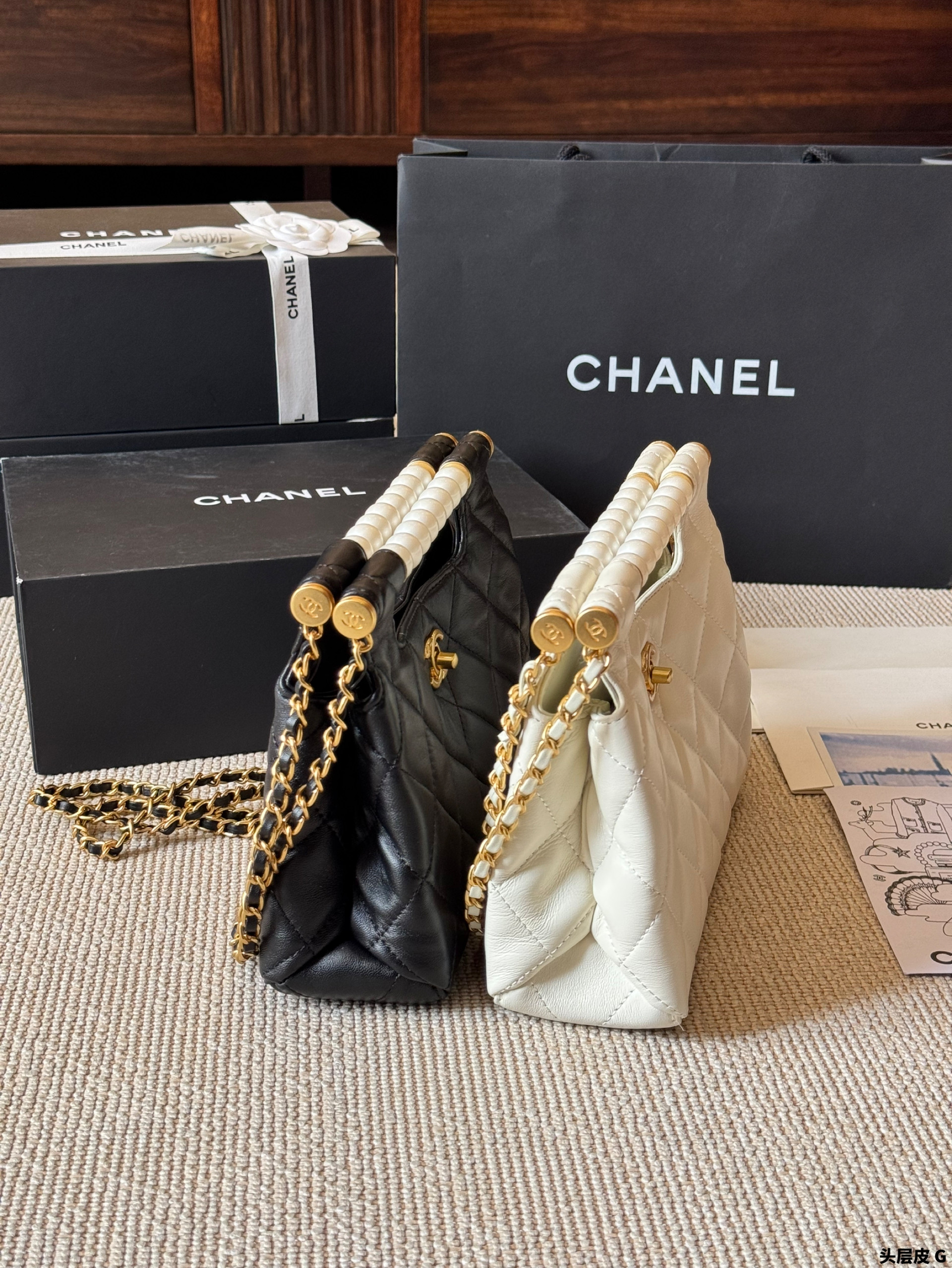 Chanel Pearl clutch