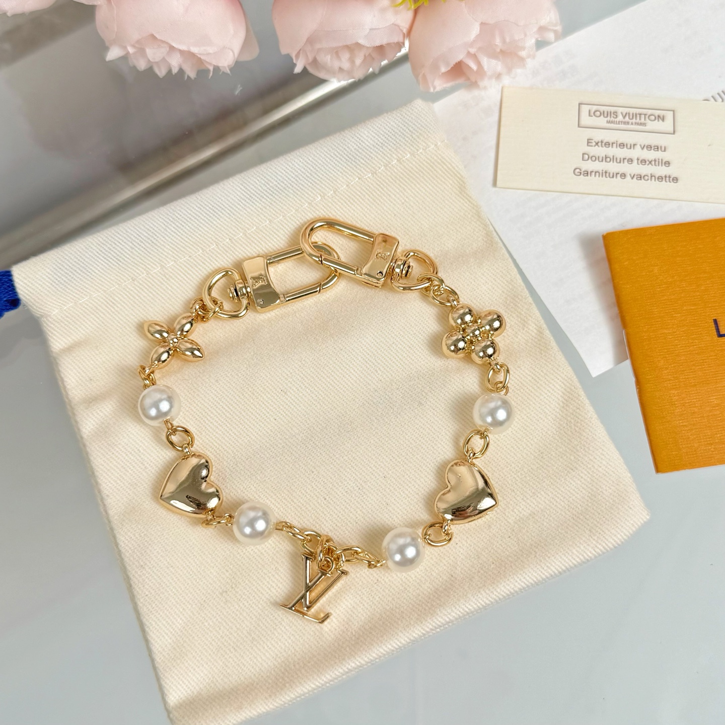 LV bag chain chain bag pendant