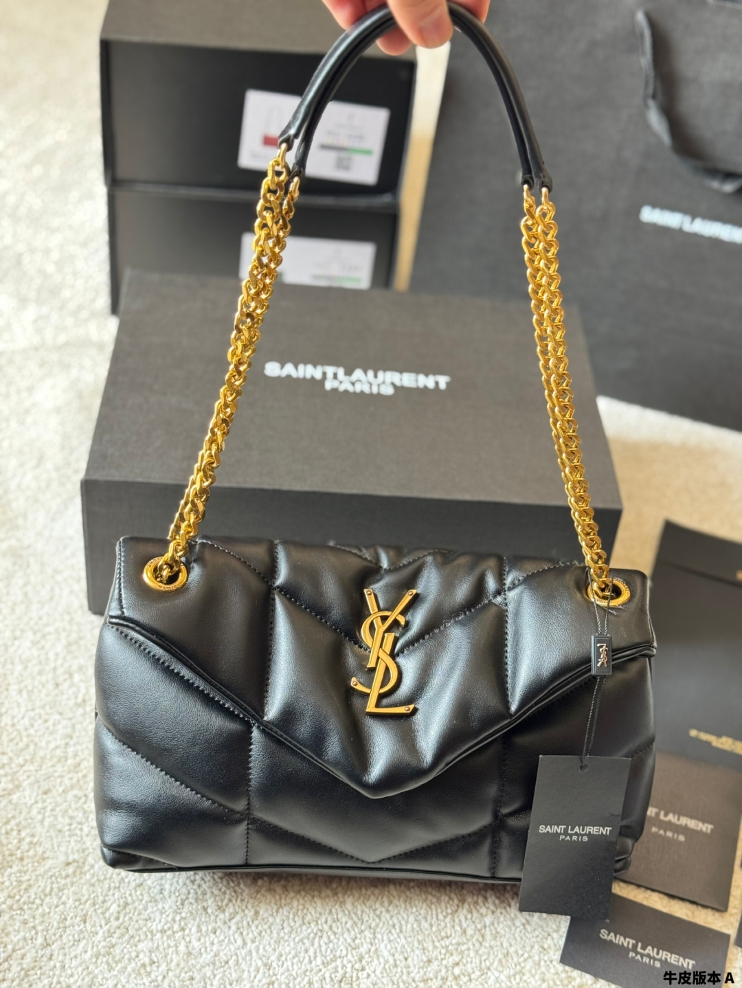 Yves Saint Laurent Women's PUFFER Quilted Lambskin