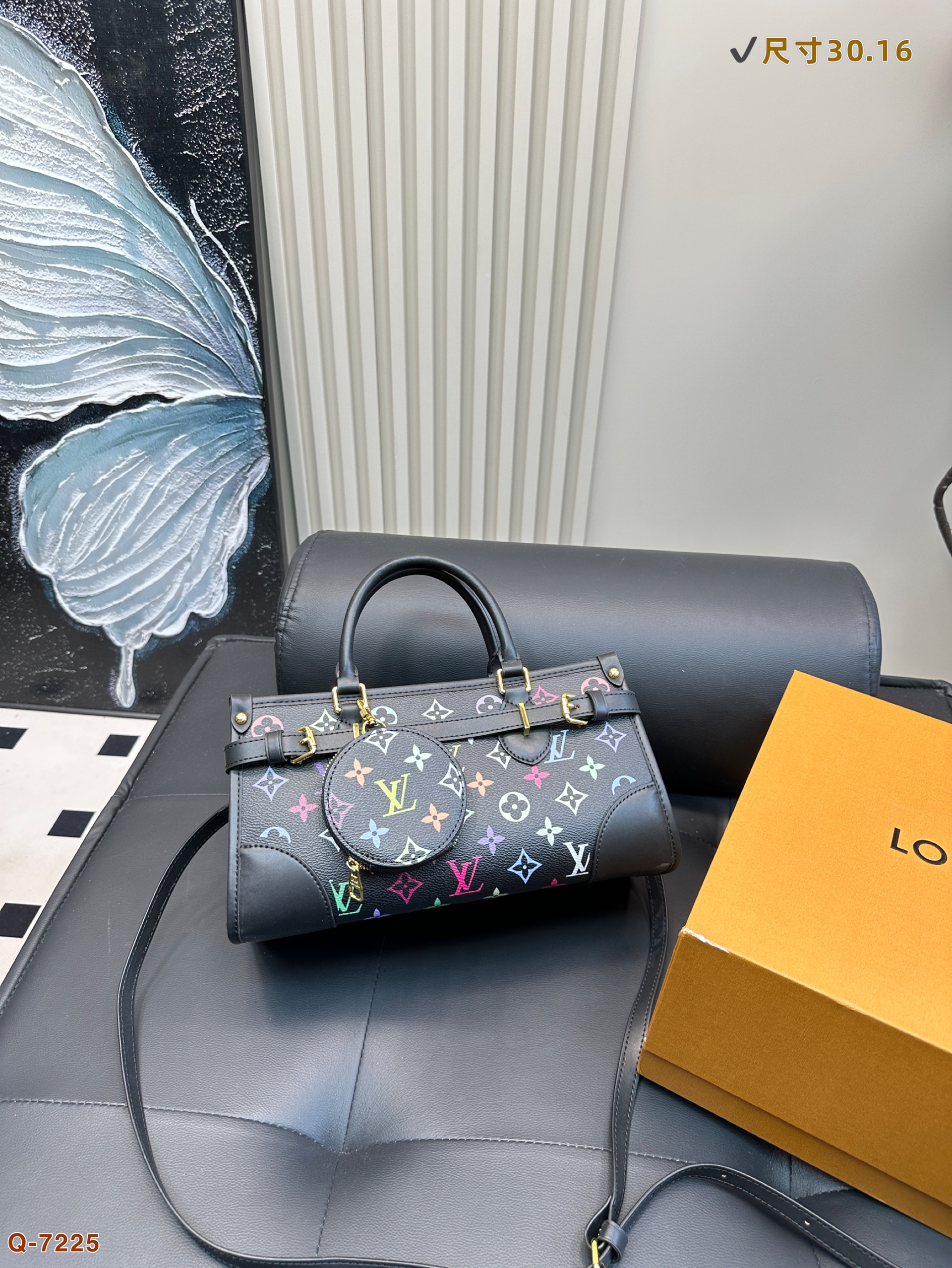 LV Takashi Murakami collection vintage Tote bag