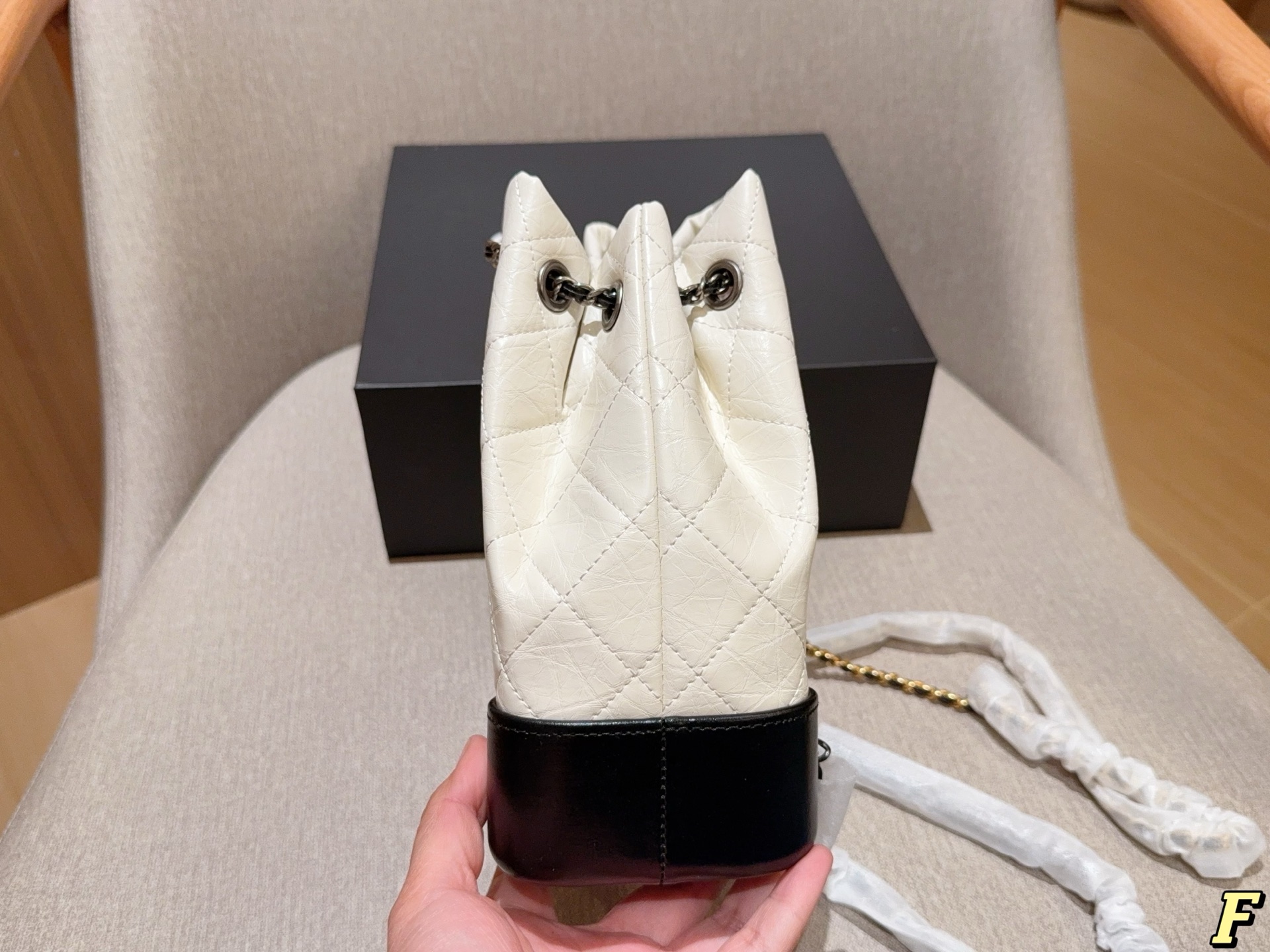 Chanel gabrielle stray pull-out backpack