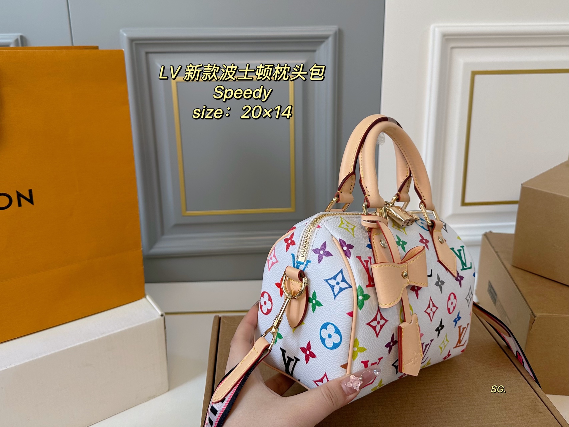 LV speedy Boston pillow bag