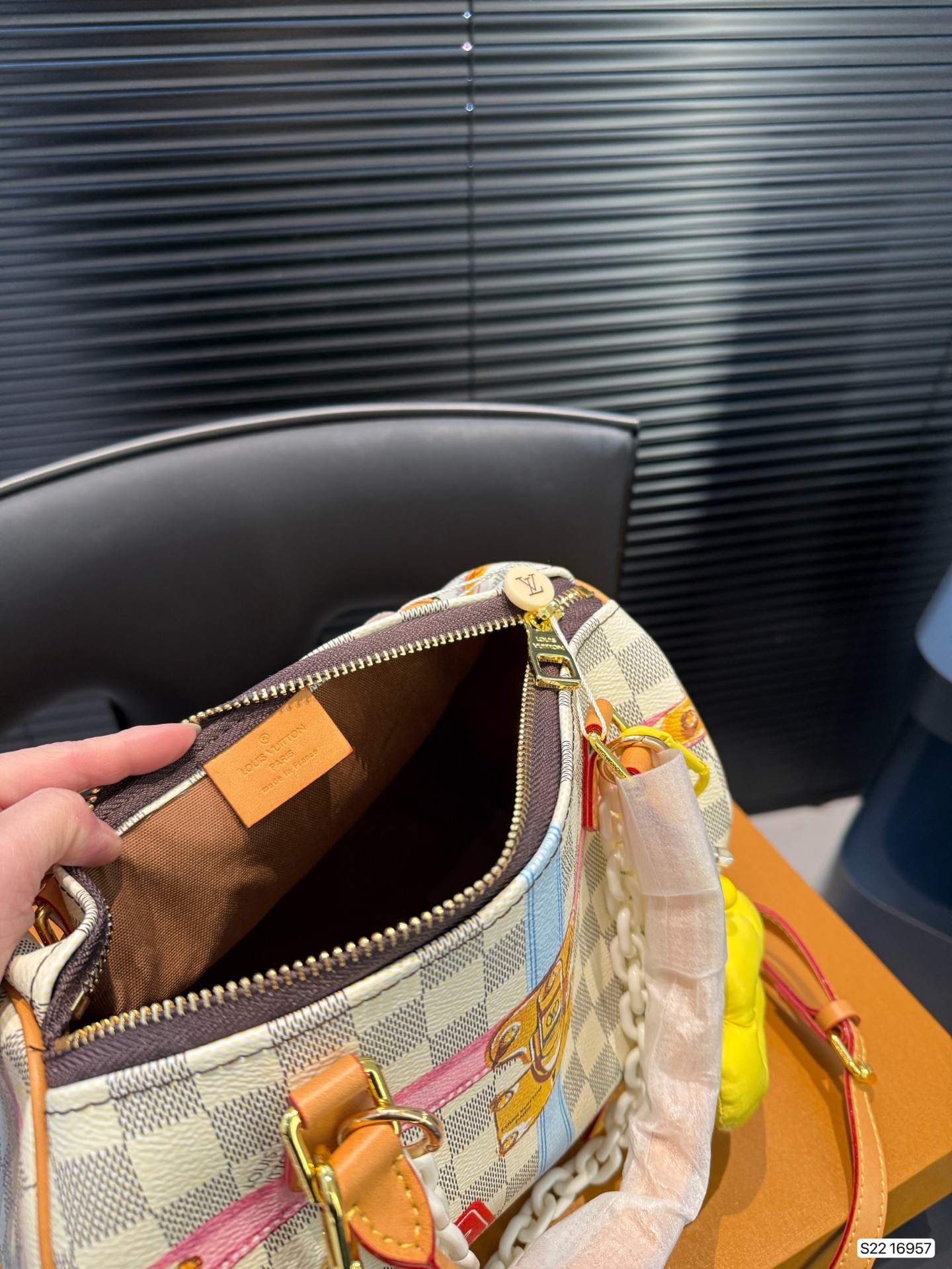 LV painted pillow bag spring and summer show series