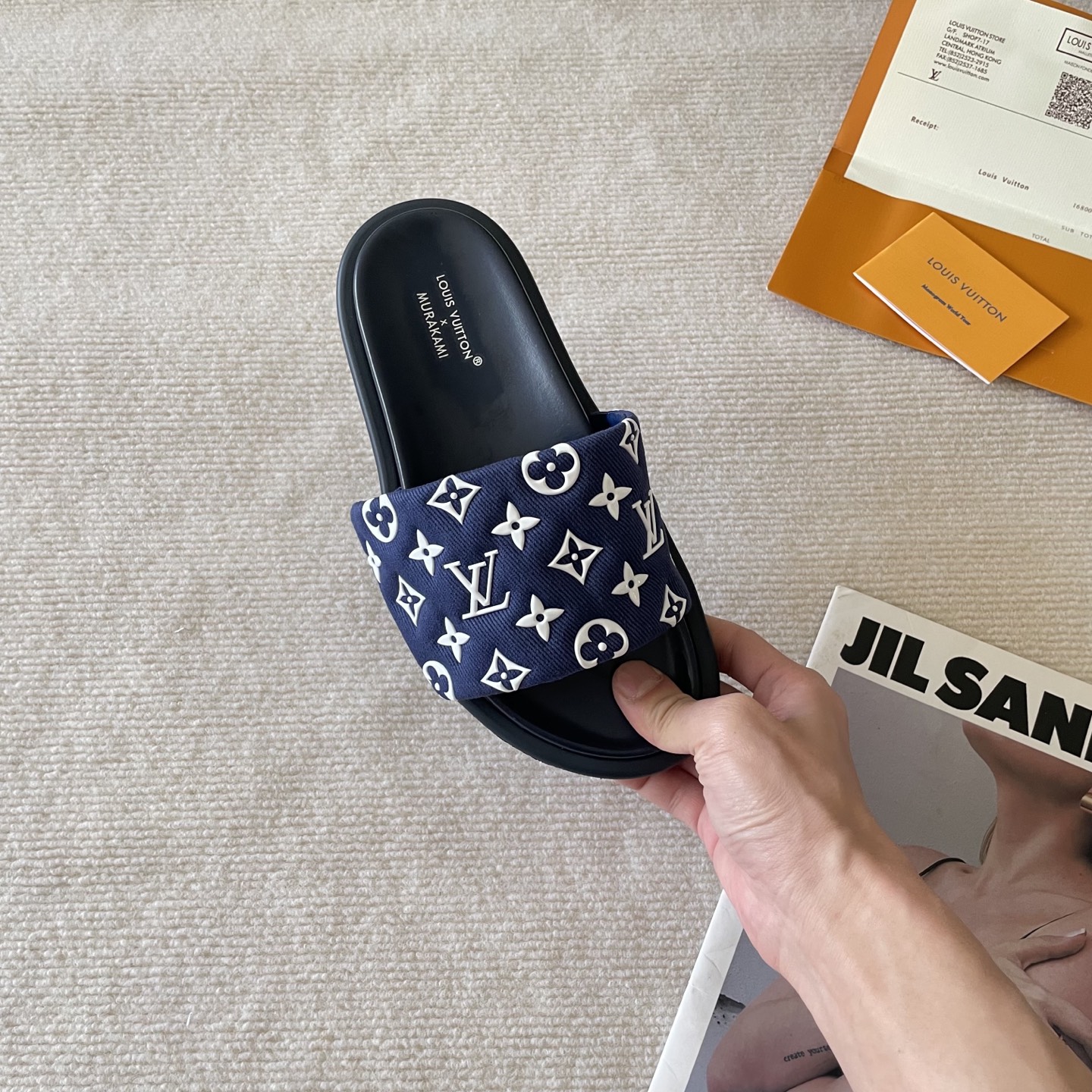 LV Early Spring Letter Buckle Sandals