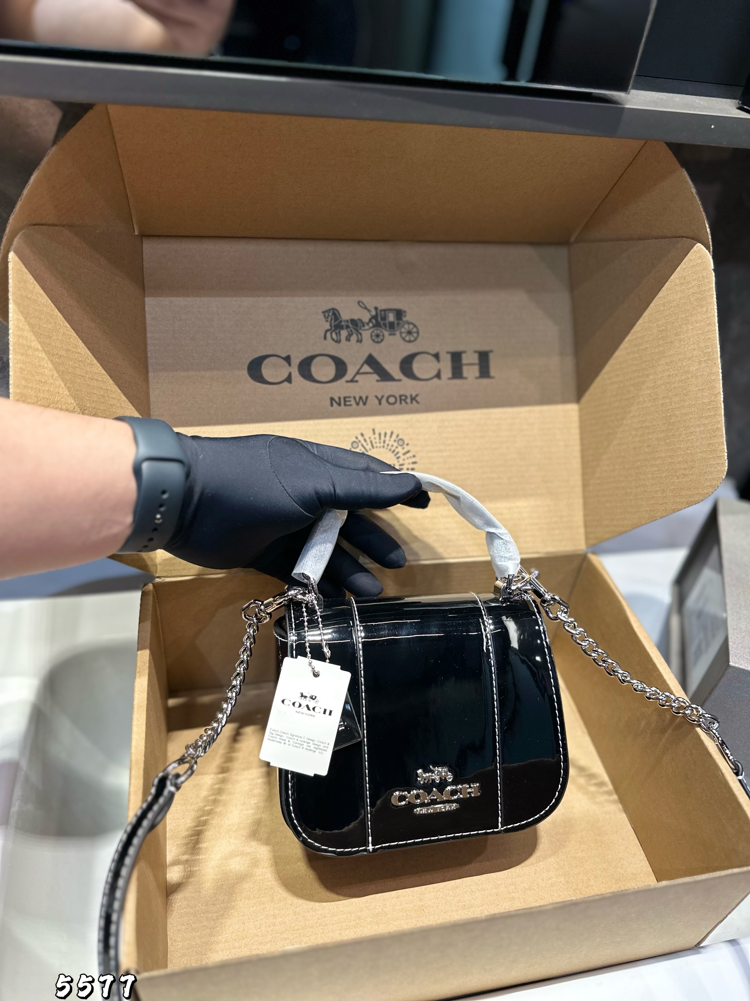 COACH Bryn series hand bill shoulder crossbody bag