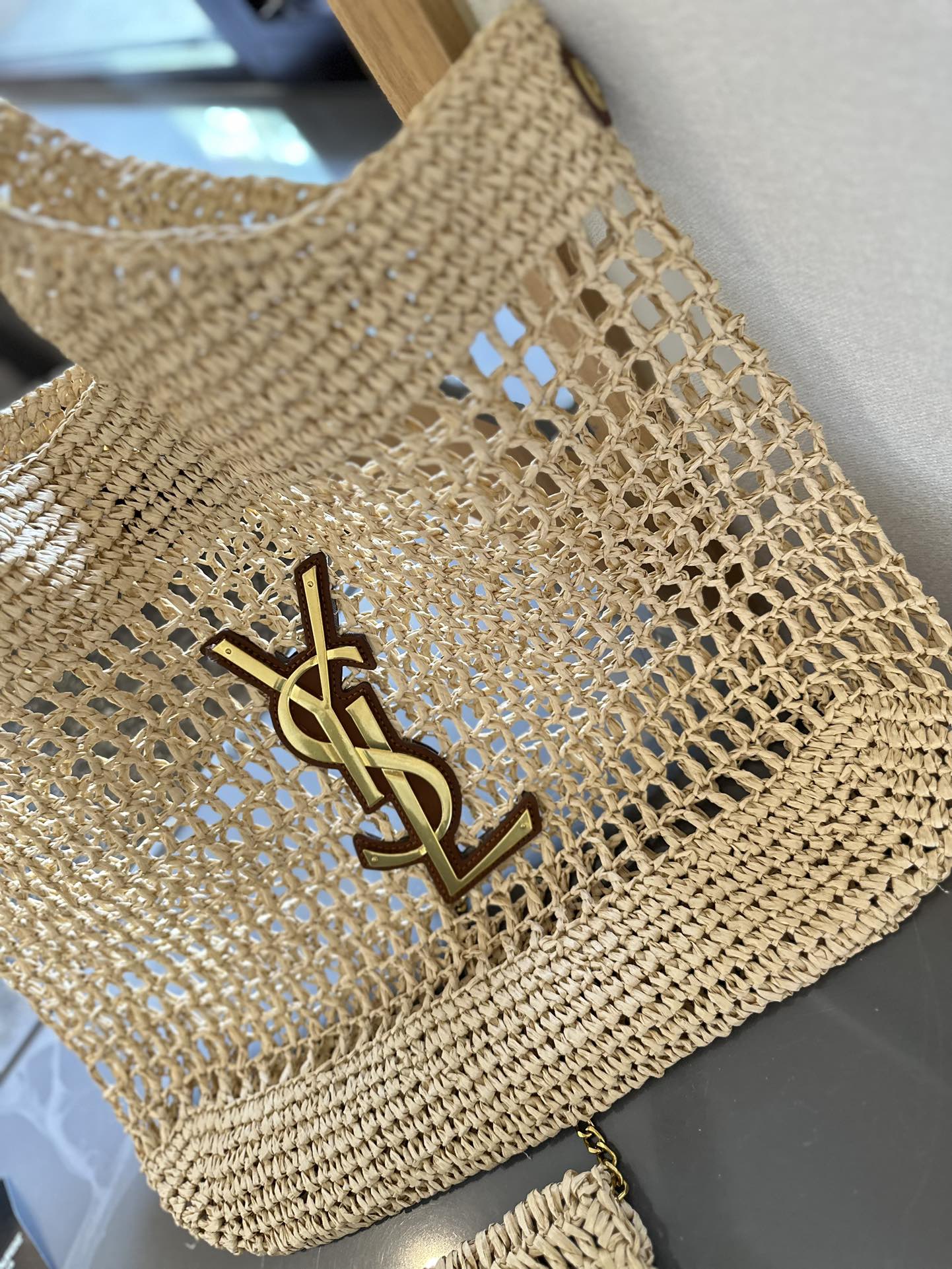 YSL woven bag