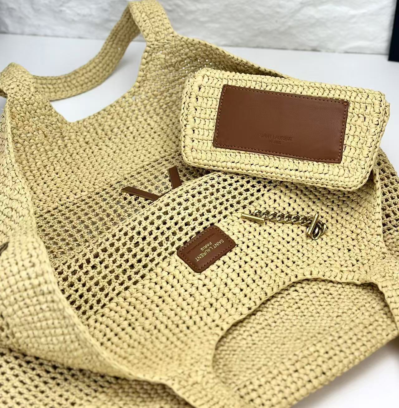 YSL straw bags are of high quality