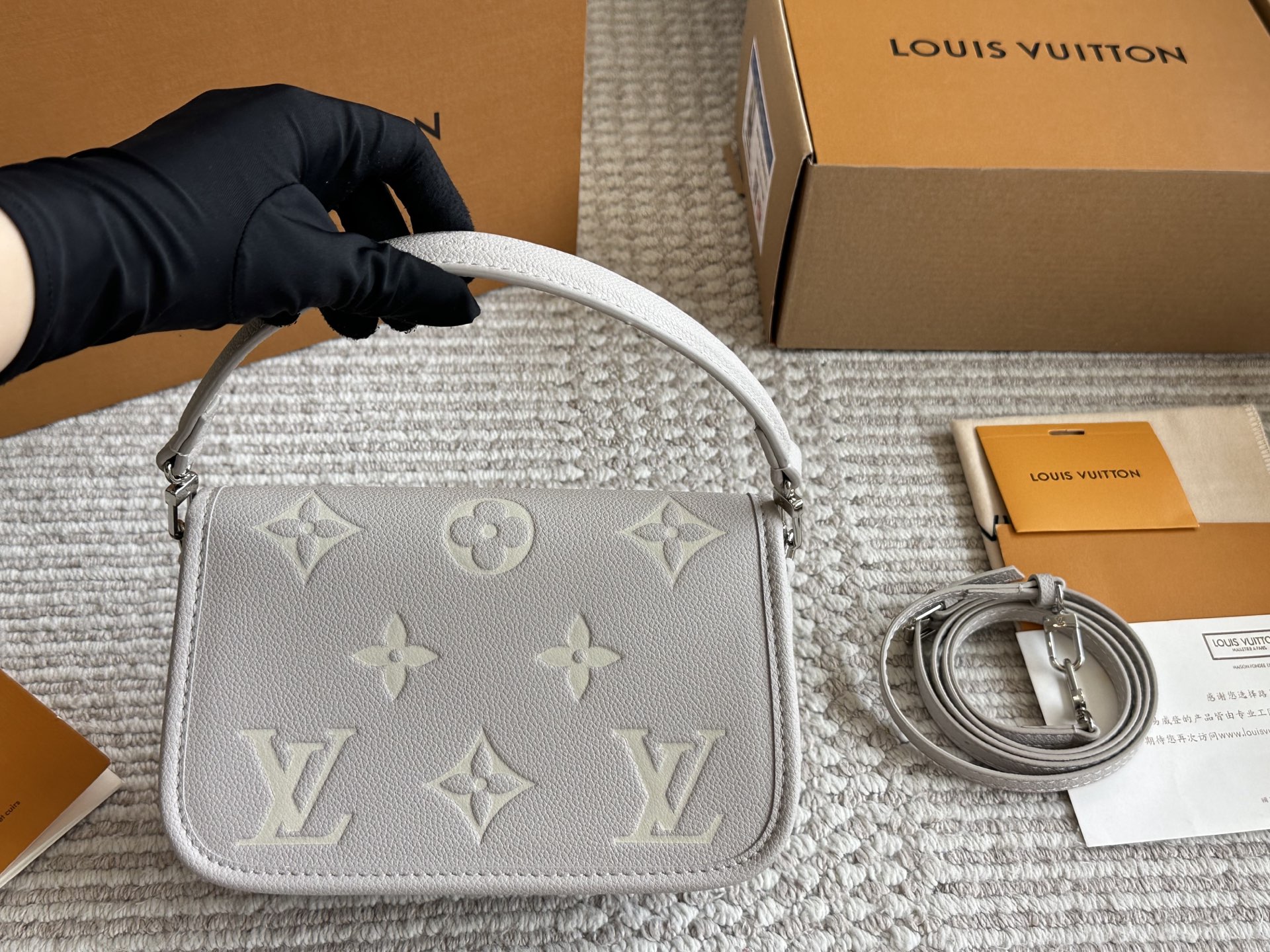 LV Diane Baguette Handbag