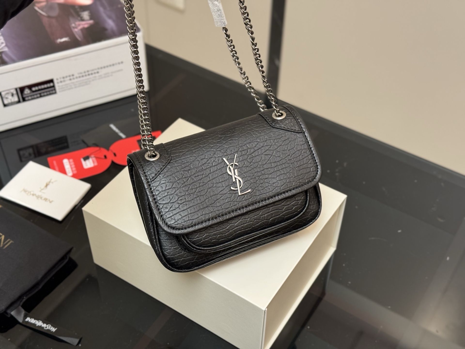YSL mini baguette niki