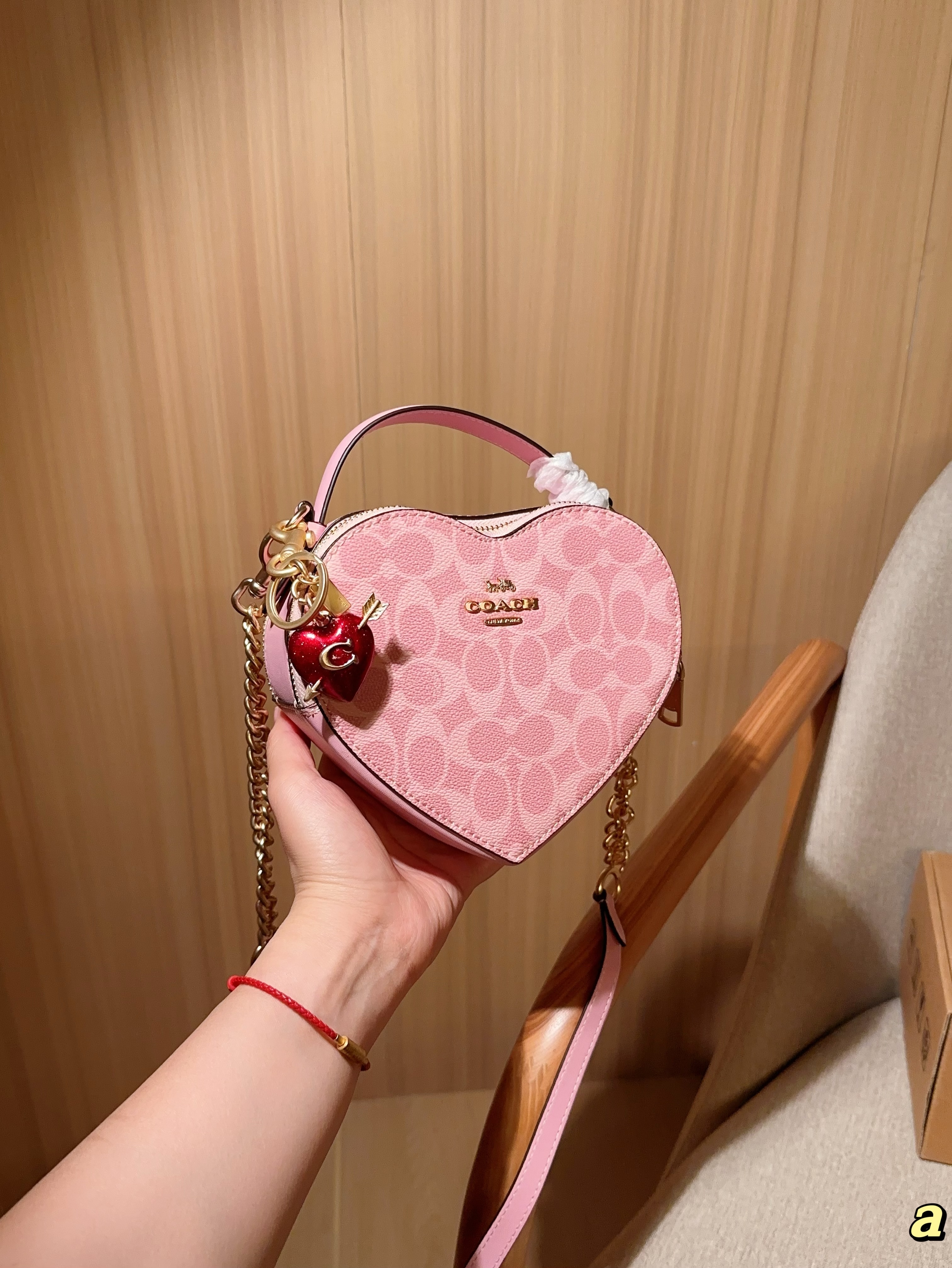 COACH Heart box bag