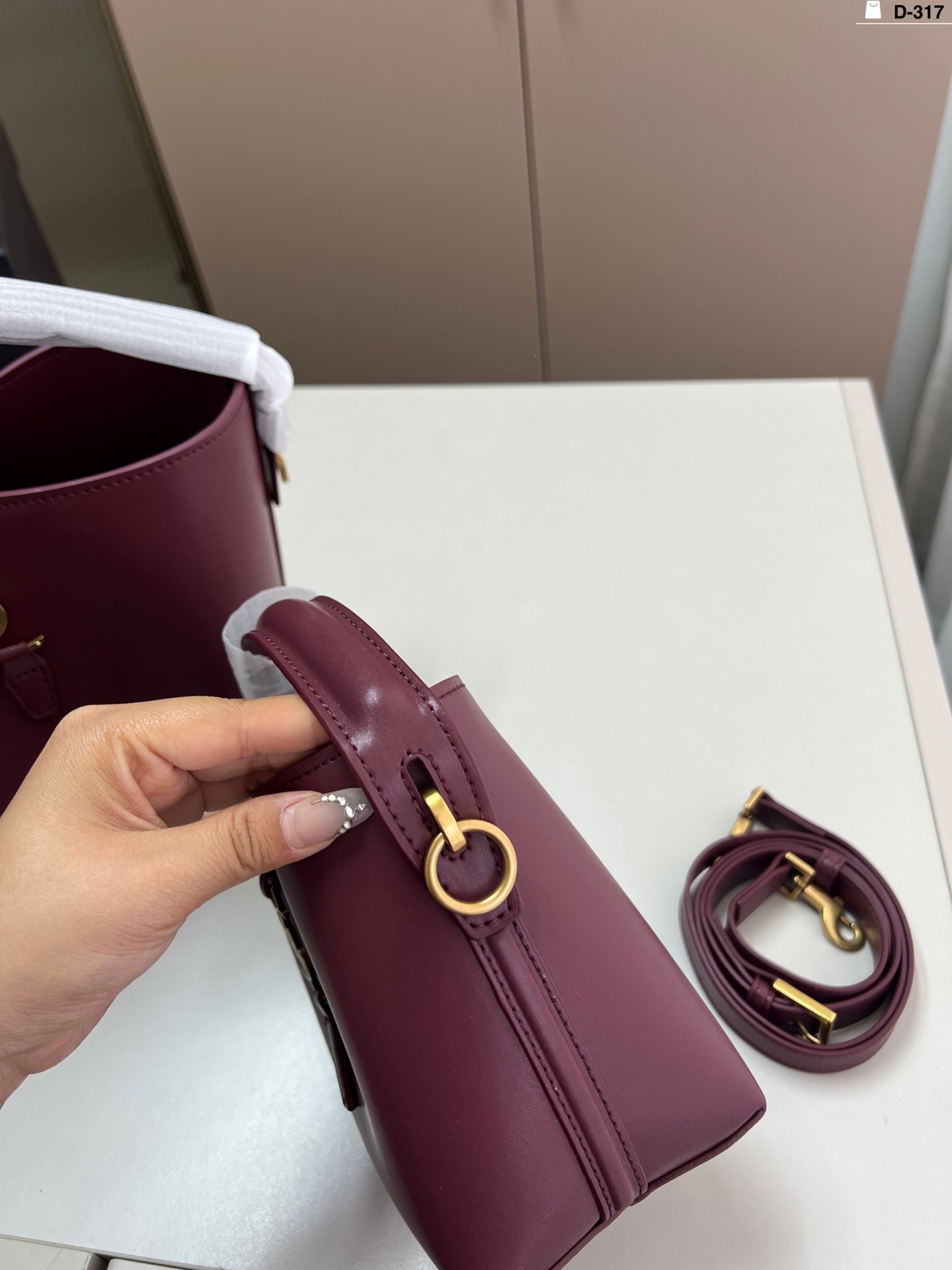 YSL bucket bag handbag