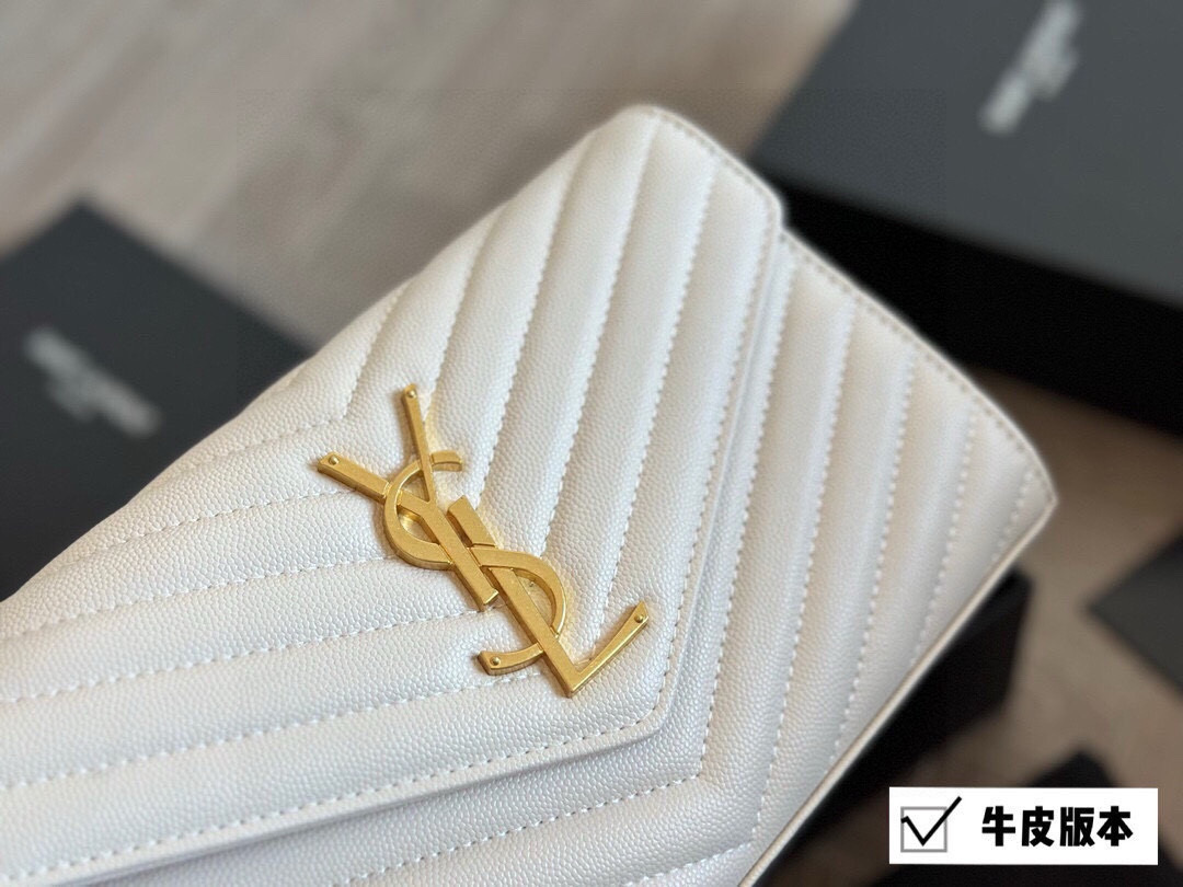 YSL WOC Caviar Cowhide Chain Bag