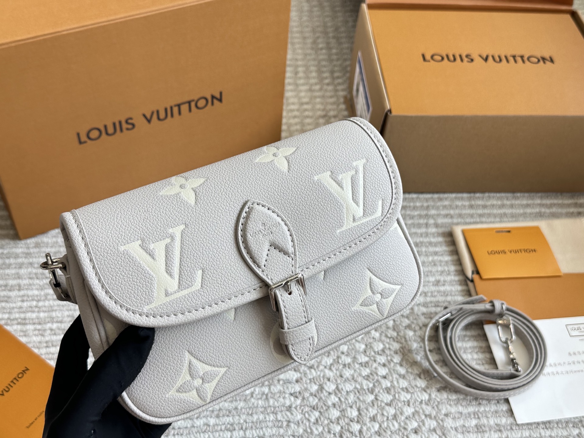 LV Diane Baguette Handbag