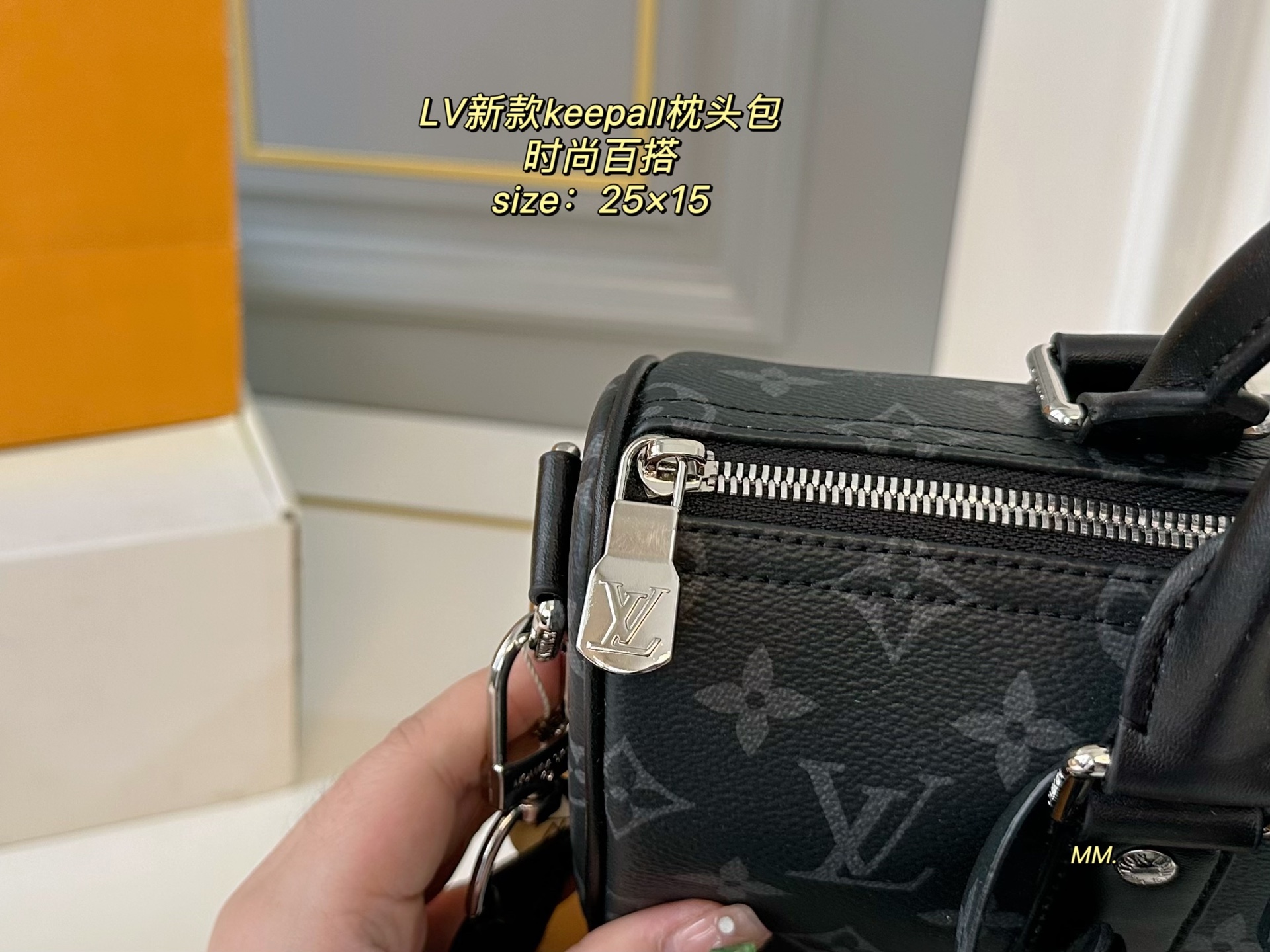 LV new printed keepall pillow bag