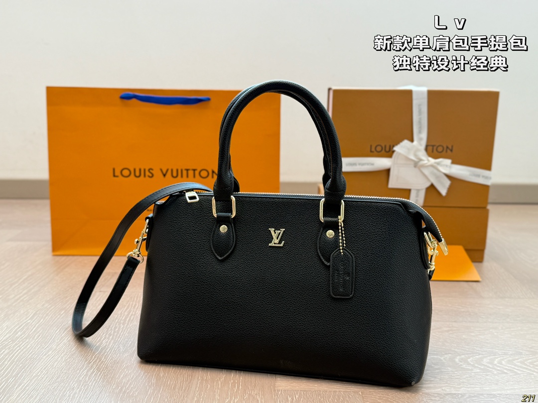 LV single-shoulder handbag