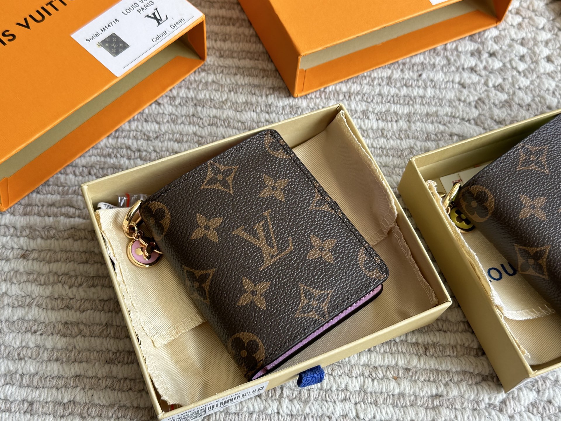 LV new monogram wallet