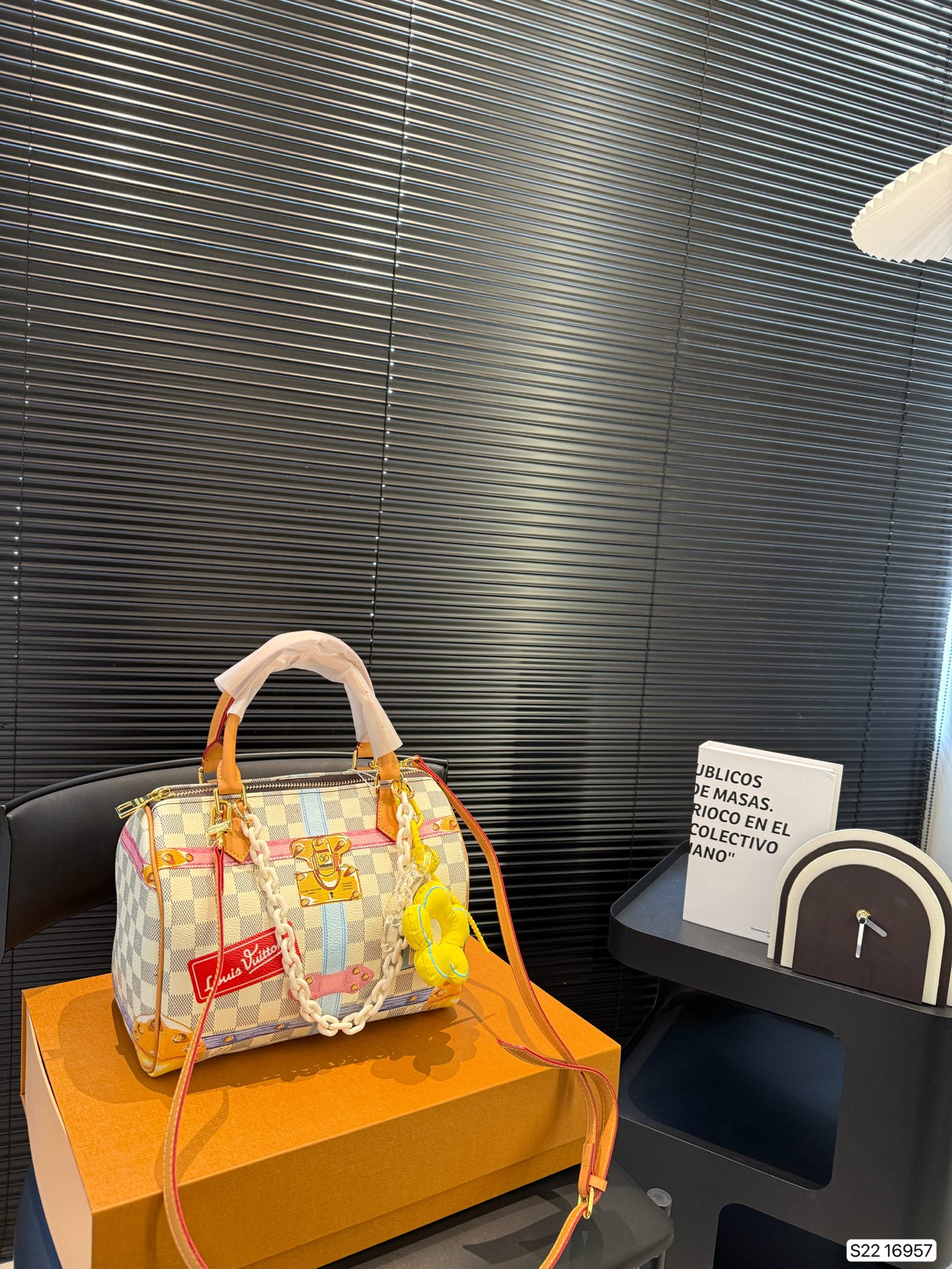 LV painted pillow bag spring and summer show series