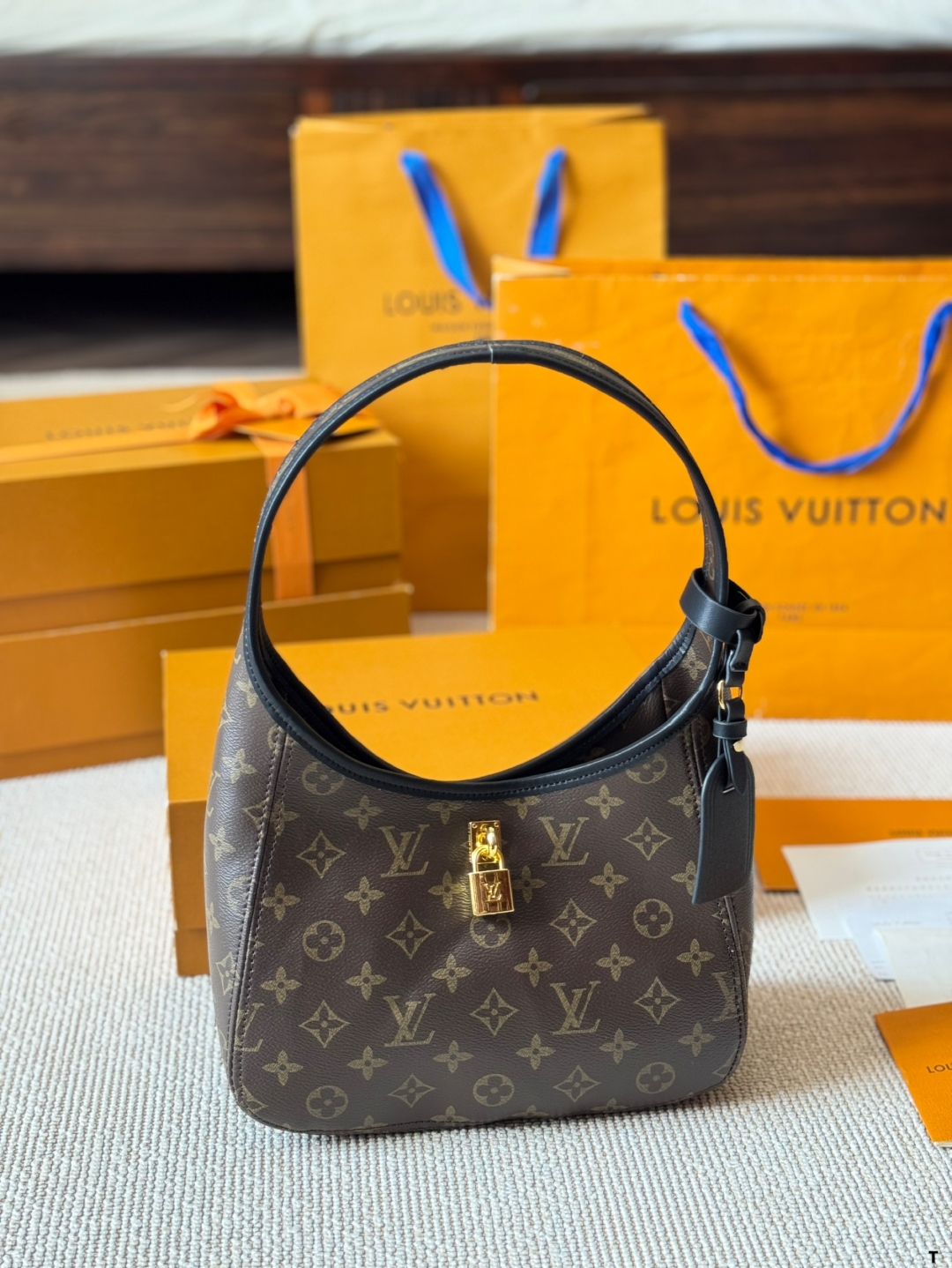 LV new bag The Drop small handbag retro