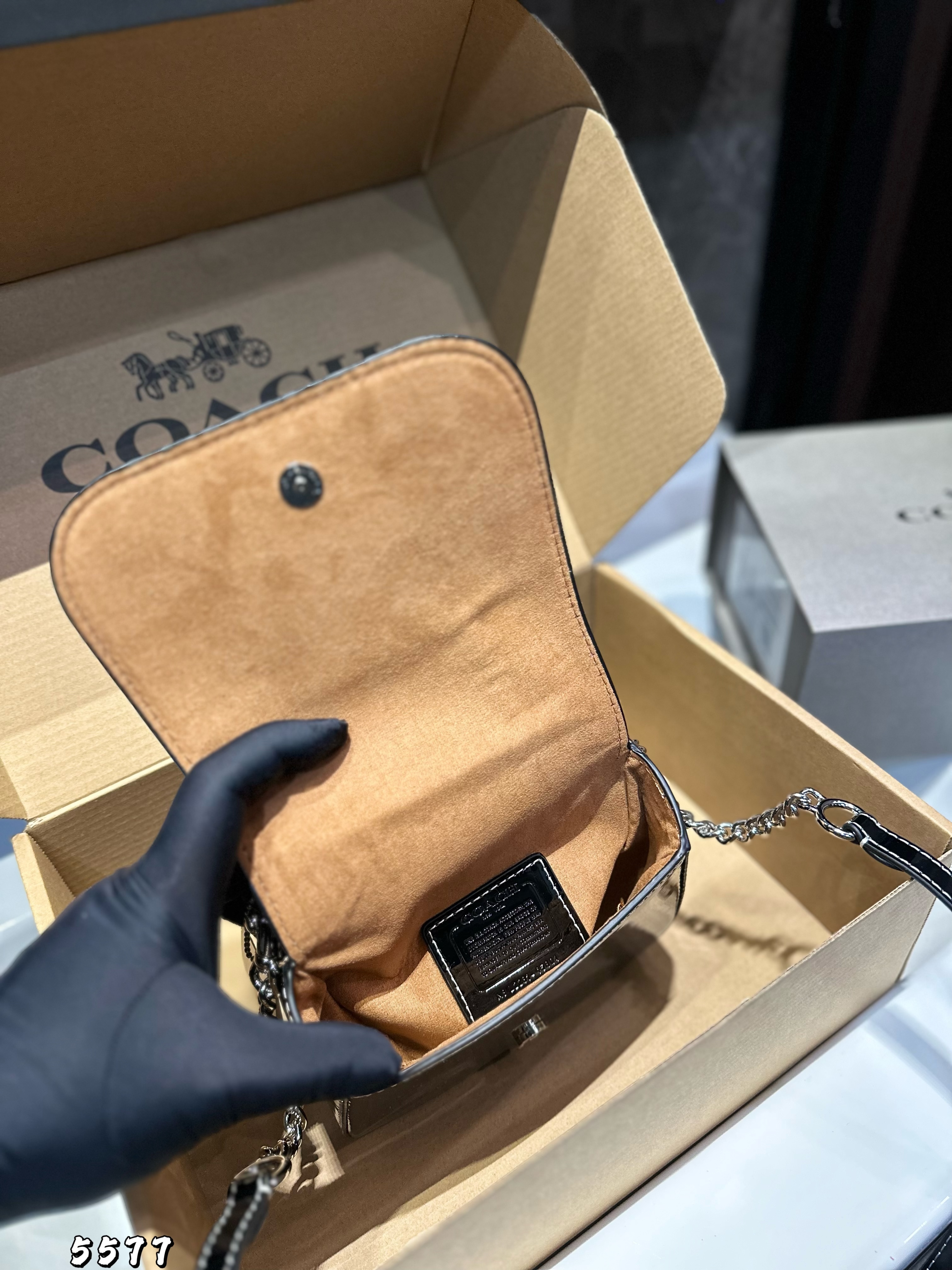 COACH Bryn series hand bill shoulder crossbody bag