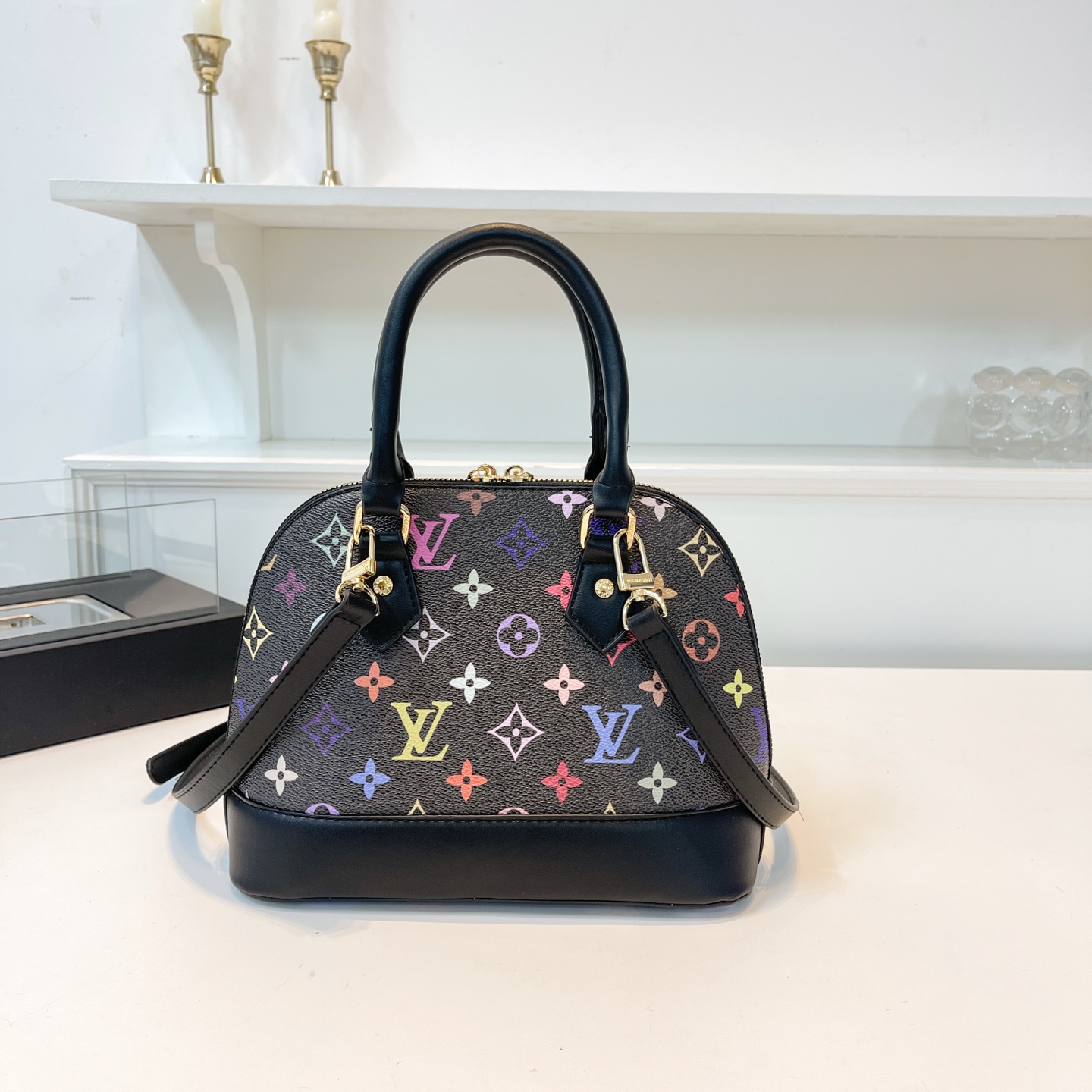 LV shell bag hand shoulder bag